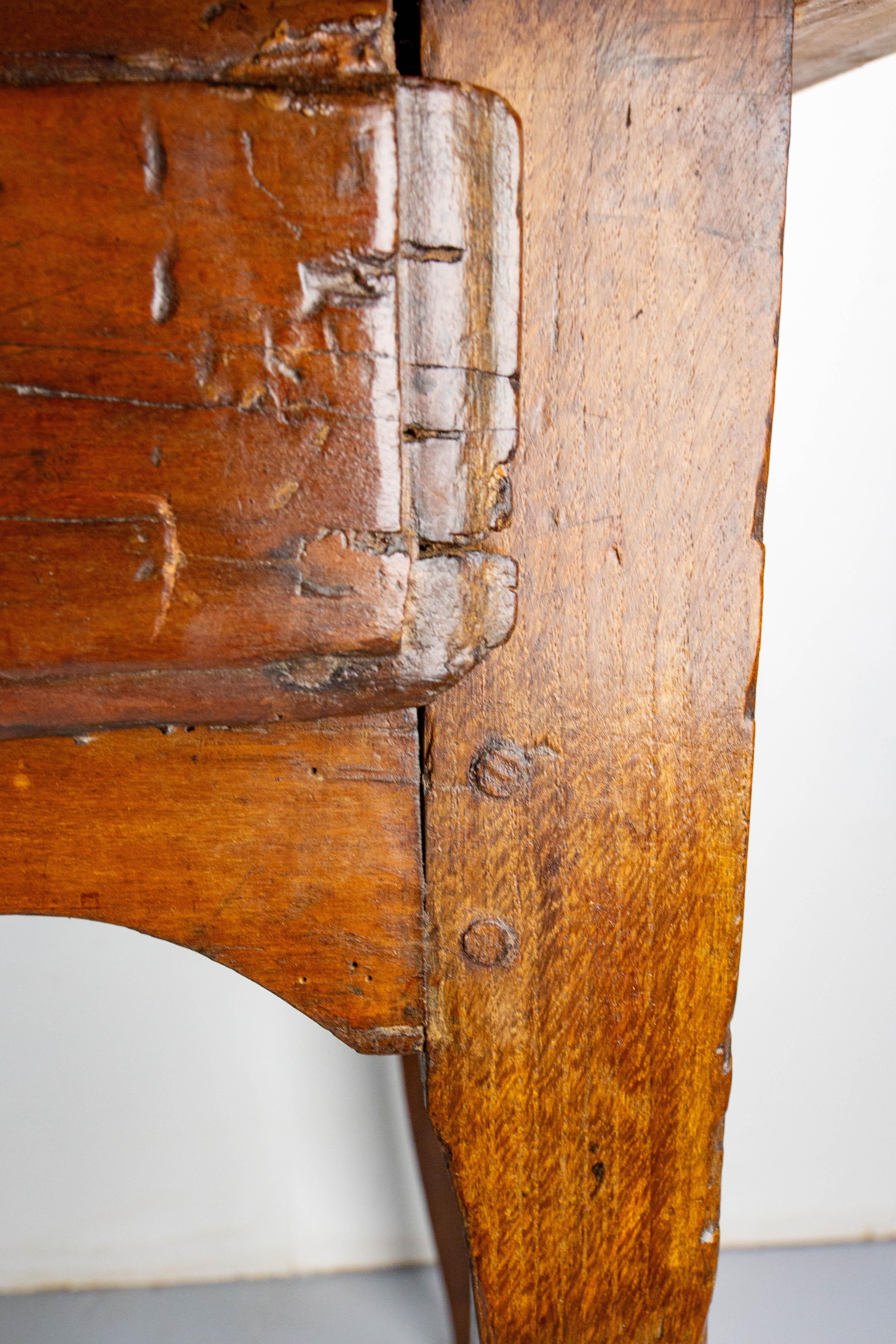 Table à écrire en peuplier et Oak Oak du 18ème siècle d'époque Louis XV en vente 6