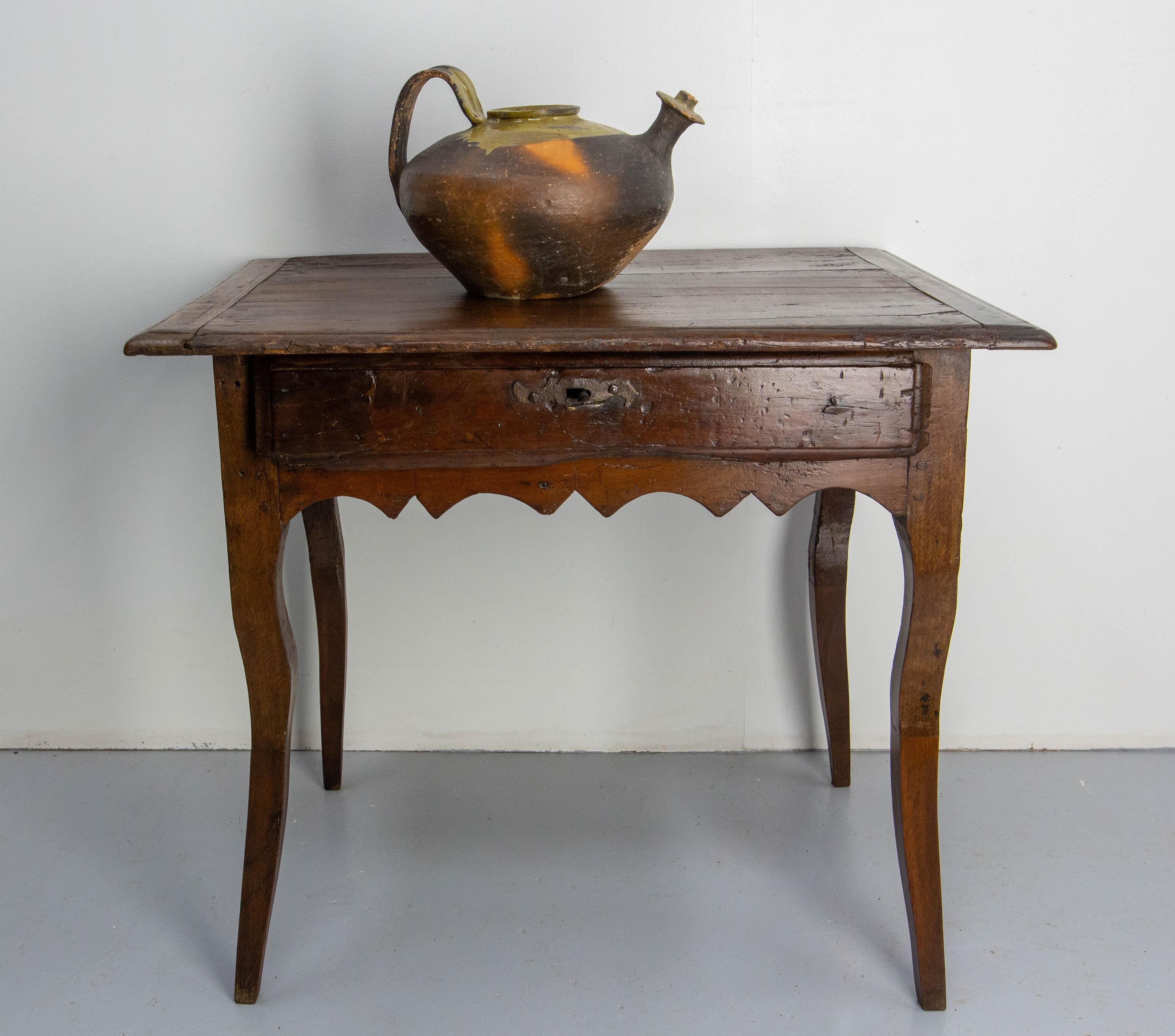 French 18th Century Poplar & Oak Writing Table Louis XV Period For Sale 9