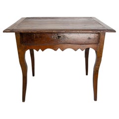 Antique French 18th Century Poplar & Oak Writing Table Louis XV Period
