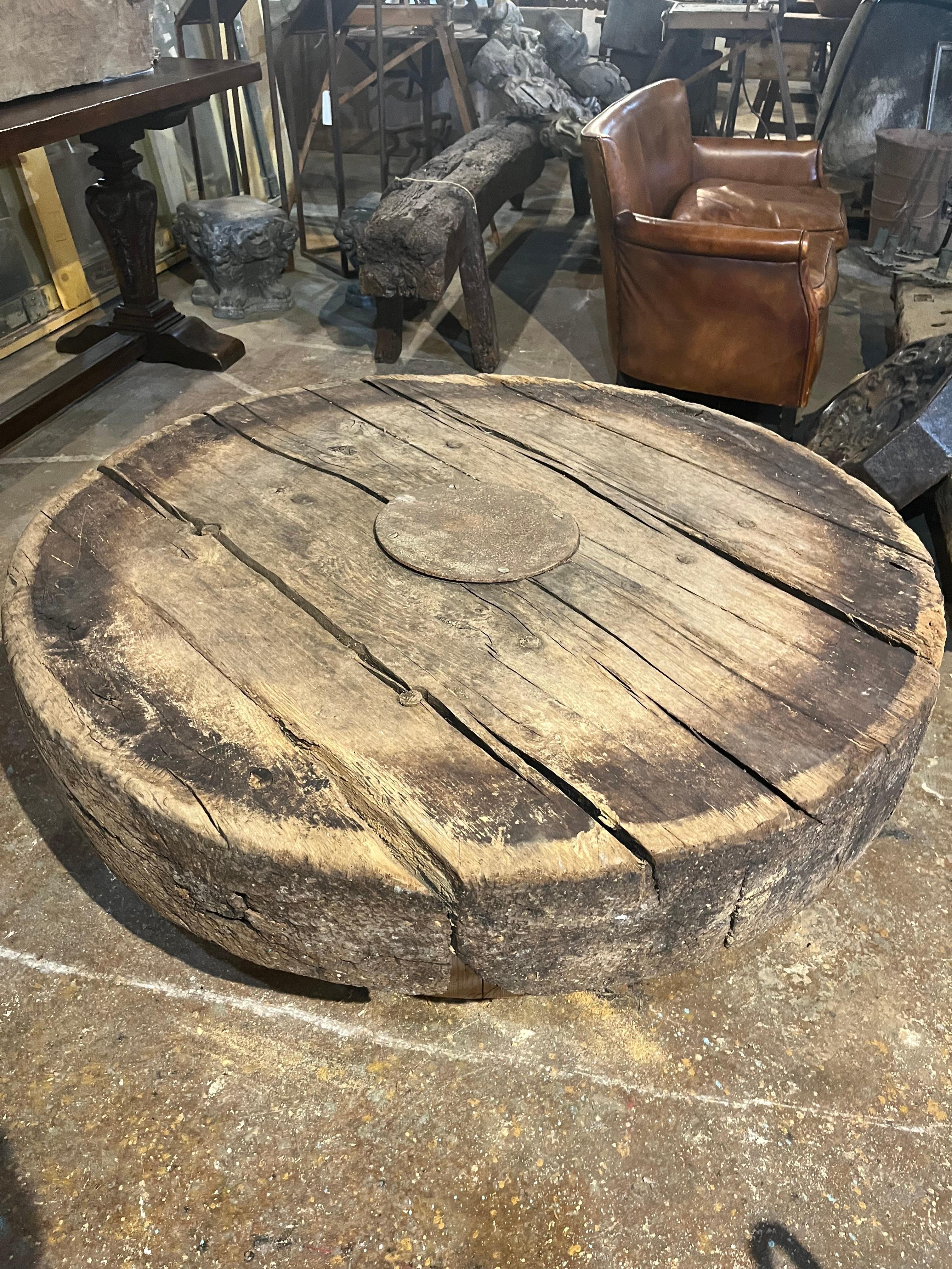 French 18th Century Pressoire - Wine Press - Coffee Table 2