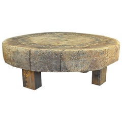 French 18th Century Pressoire, Wine Press, Coffee Table