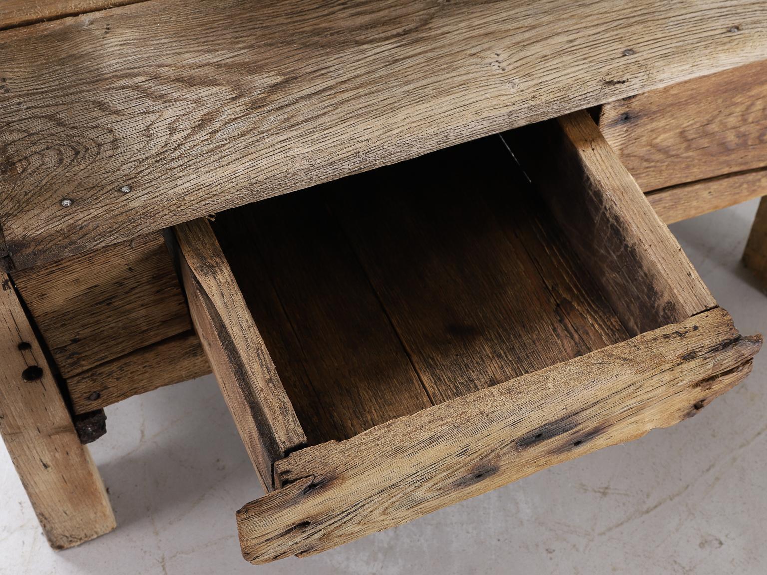 Banc Primitif Français du 18ème siècle en vente 5