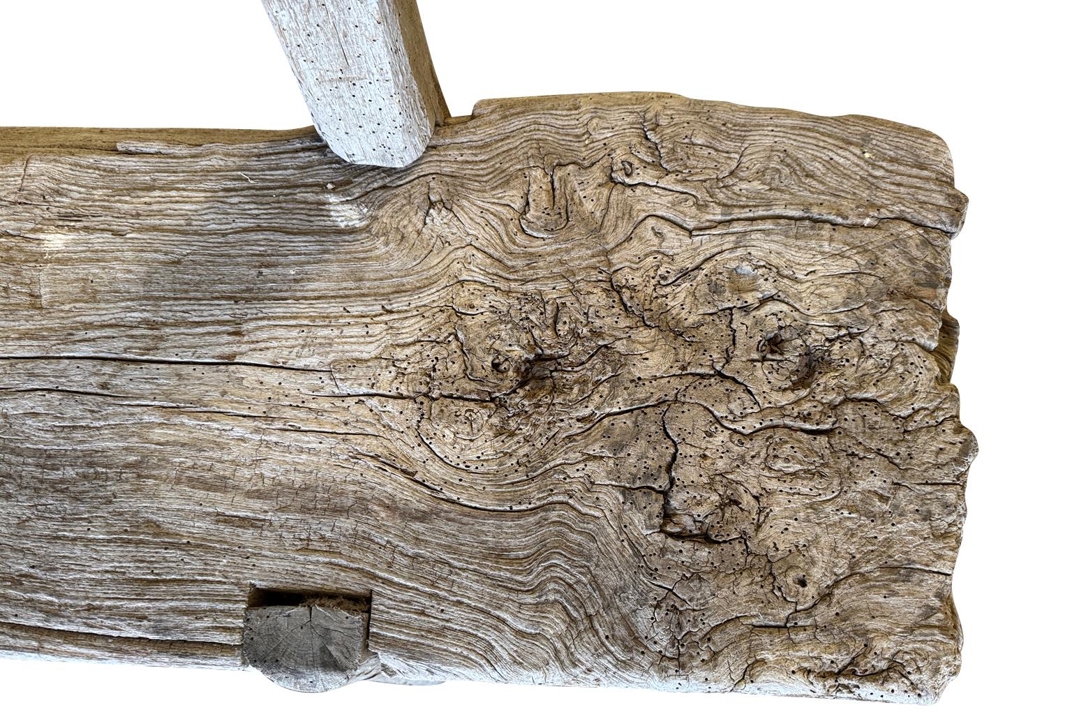 French 18th Century Primitive Bench For Sale 6