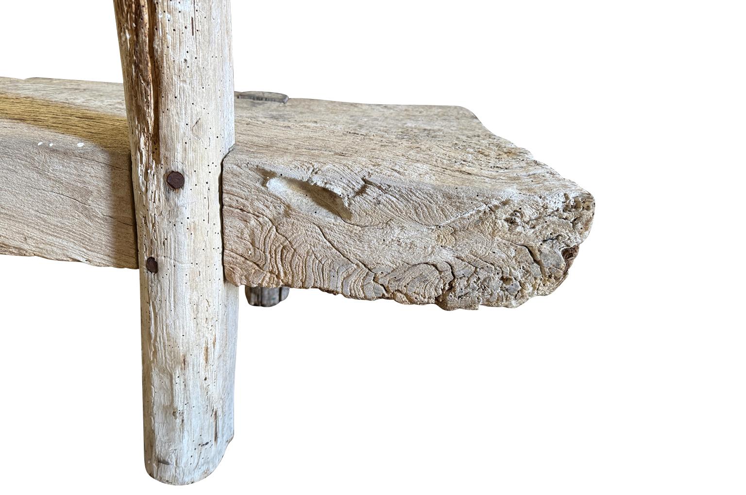French 18th Century Primitive Bench For Sale 9
