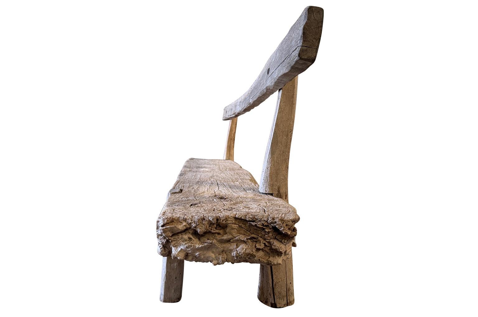 French 18th Century Primitive Bench For Sale 2