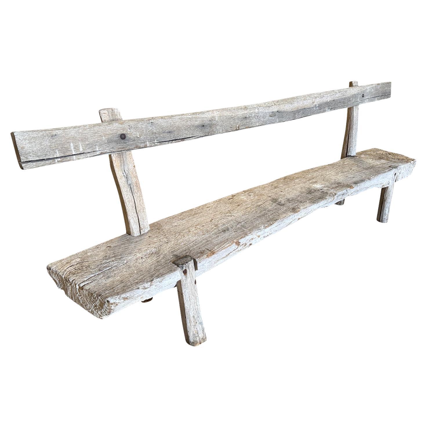 French 18th Century Primitive Bench