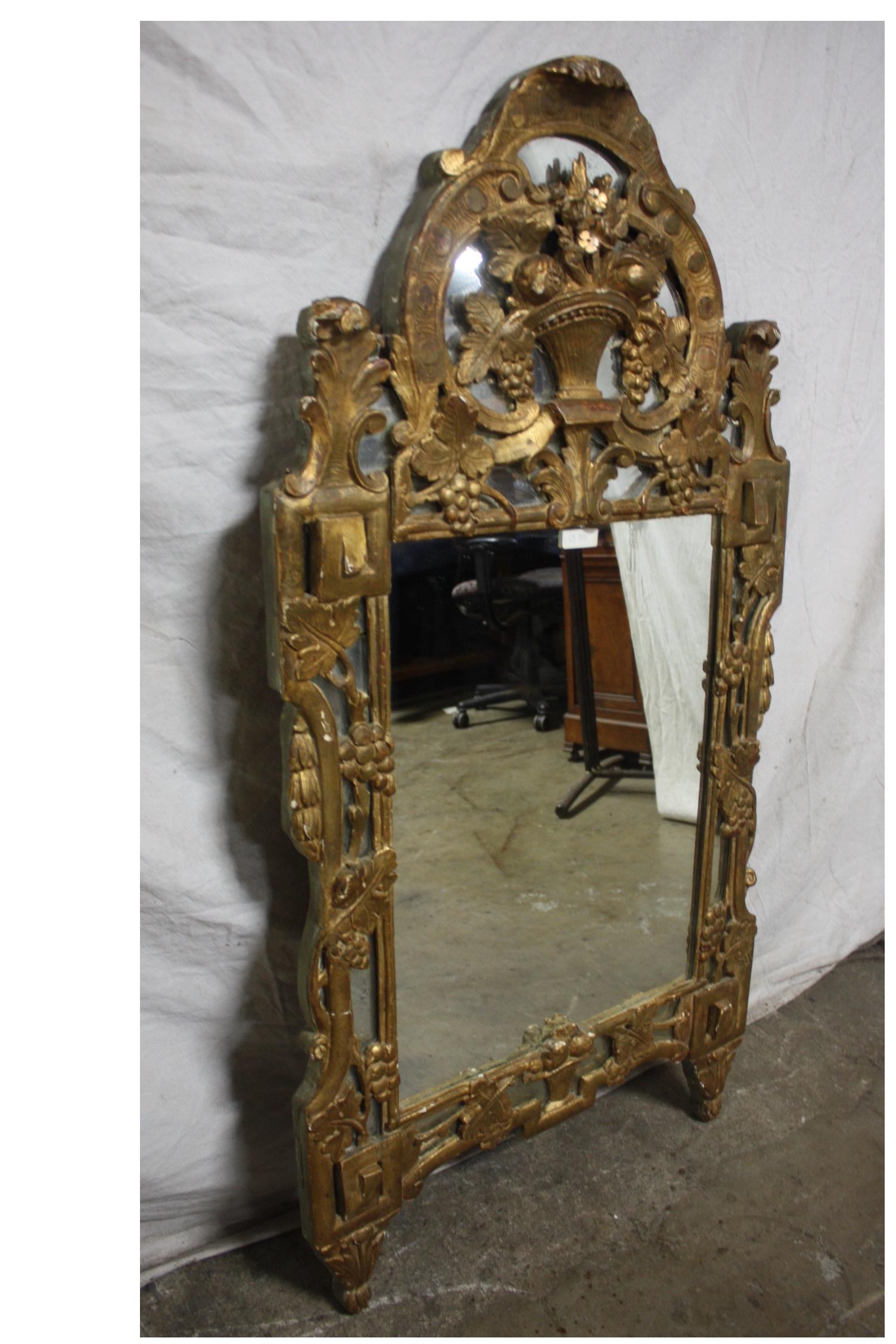 French 18th Century Provencal Mirror For Sale 6