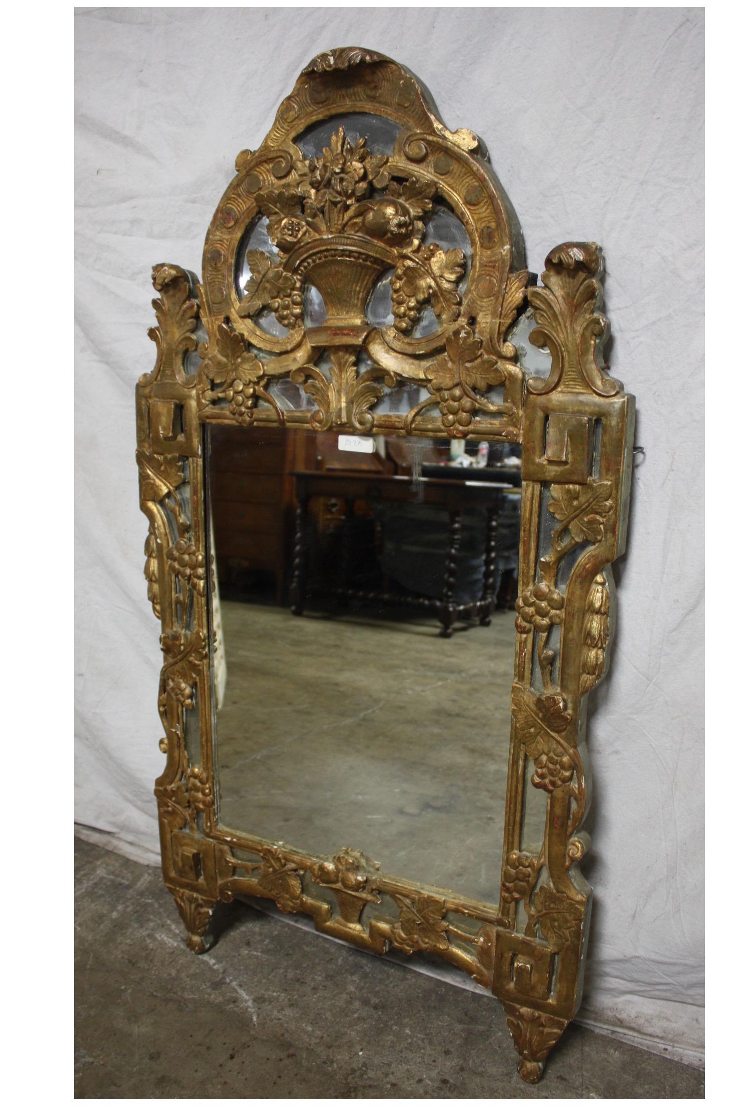 French 18th century Provencal mirror.