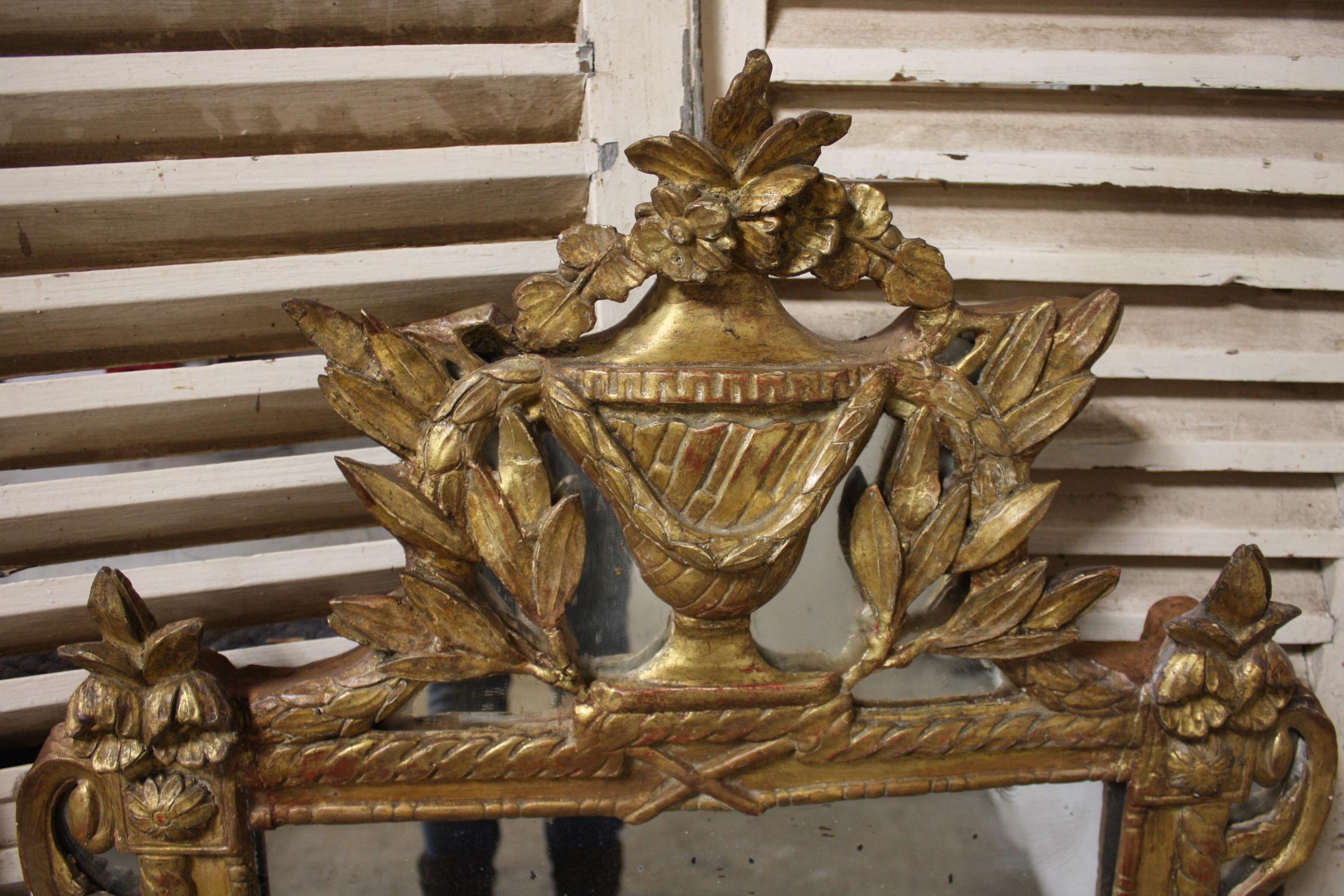 Louis XV French 18th Century Provençal Mirror For Sale