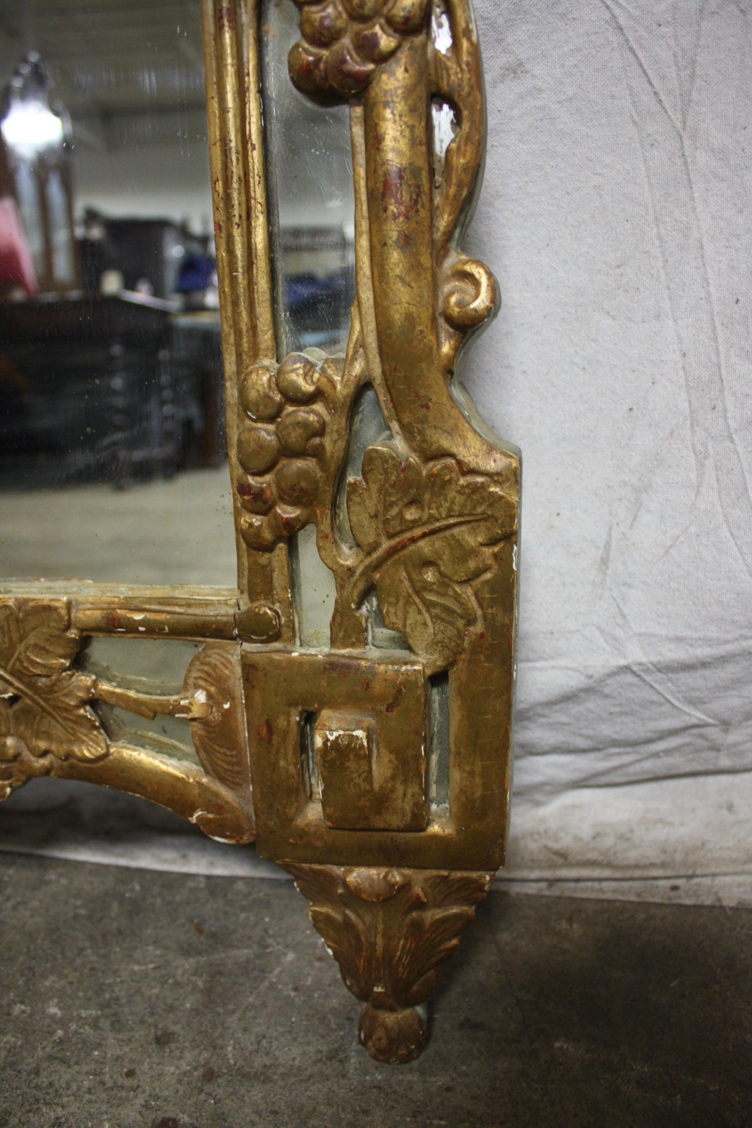 French 18th Century Provencal Mirror In Good Condition For Sale In Stockbridge, GA