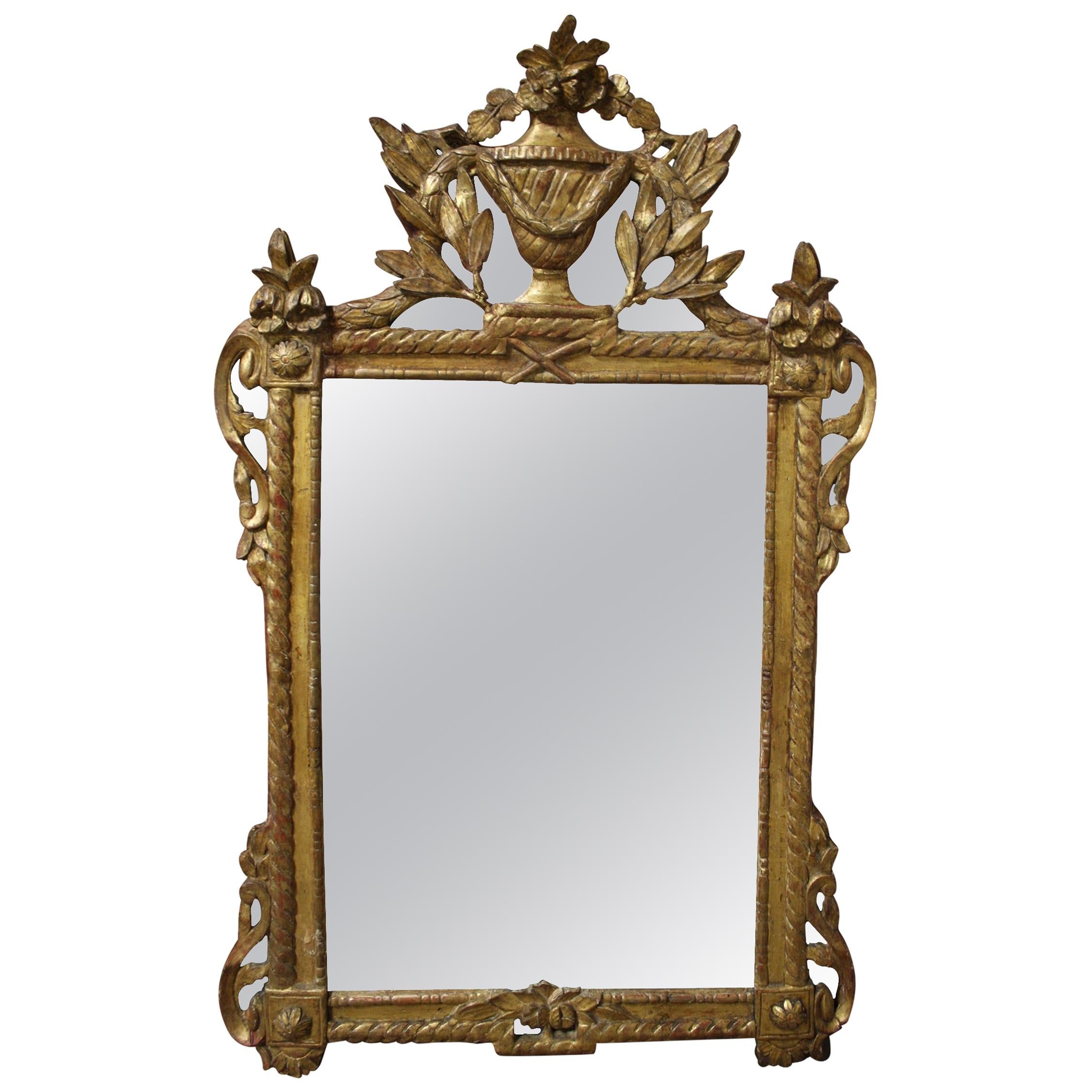 Miroir provençal français du XVIIIe siècle