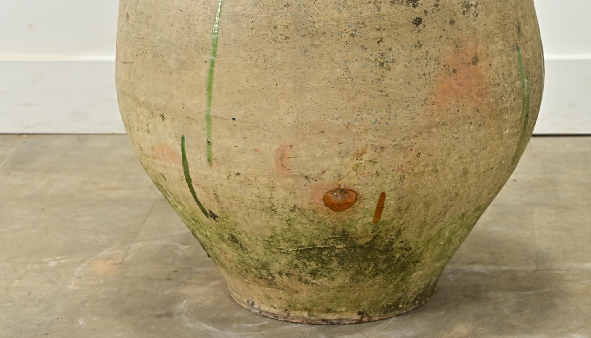 Français Pot à huile d'olivier provincial français du 18ème siècle