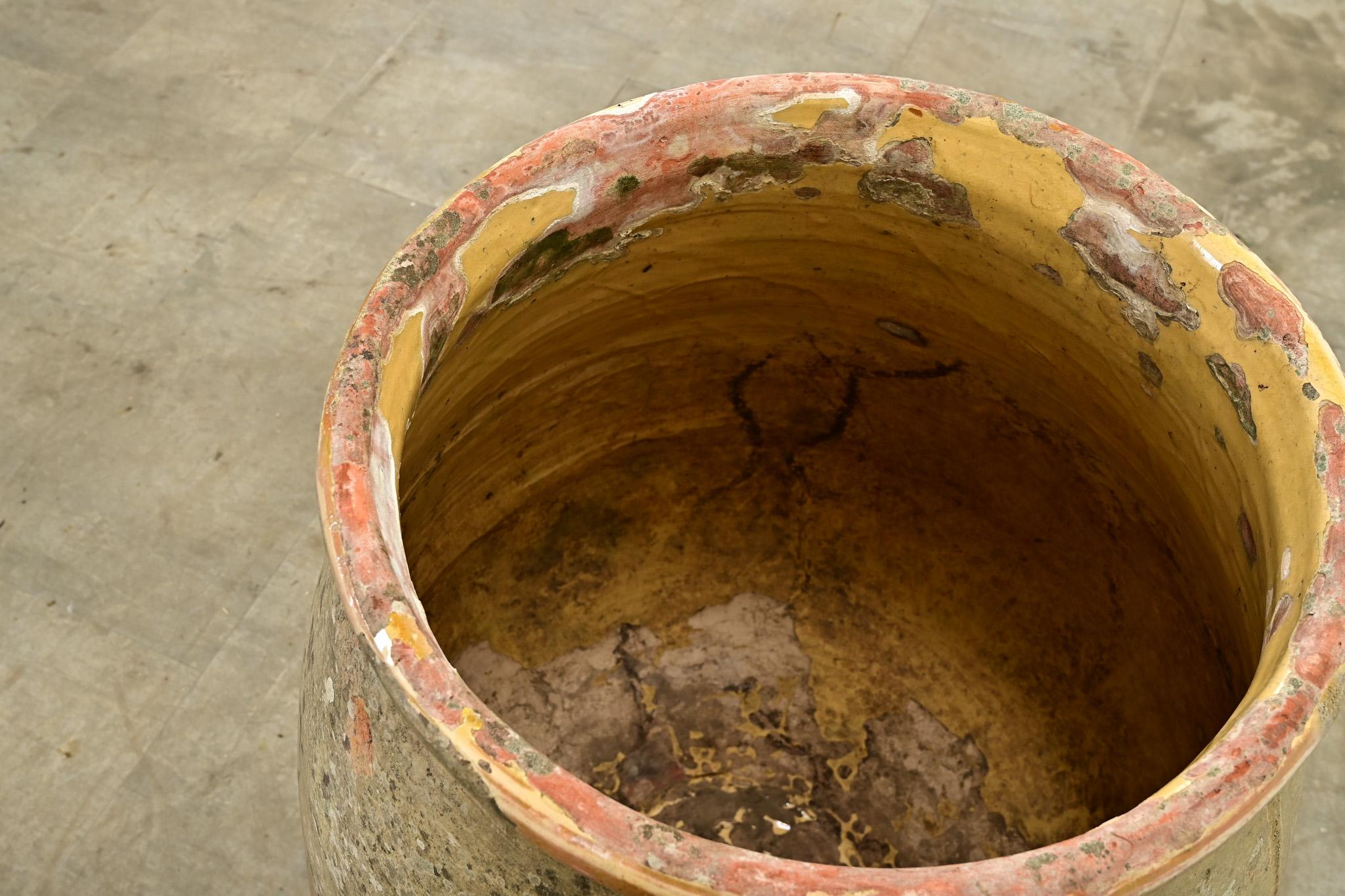 Terre cuite Pot à huile d'olivier provincial français du 18ème siècle