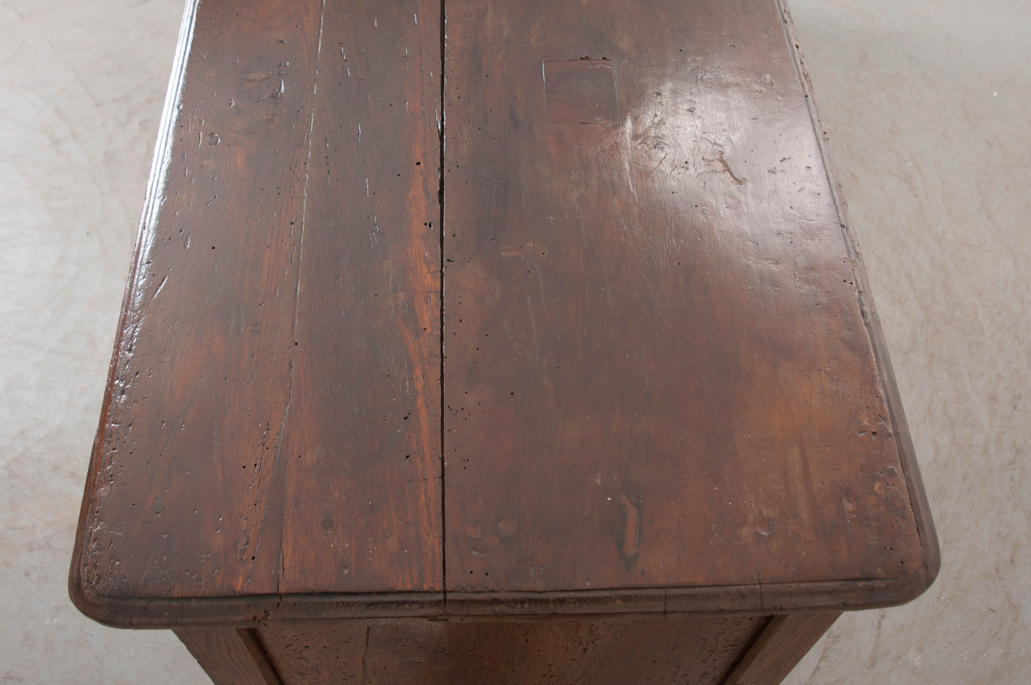 French 18th Century Provincial Solid Walnut and Chestnut Enfilade 1