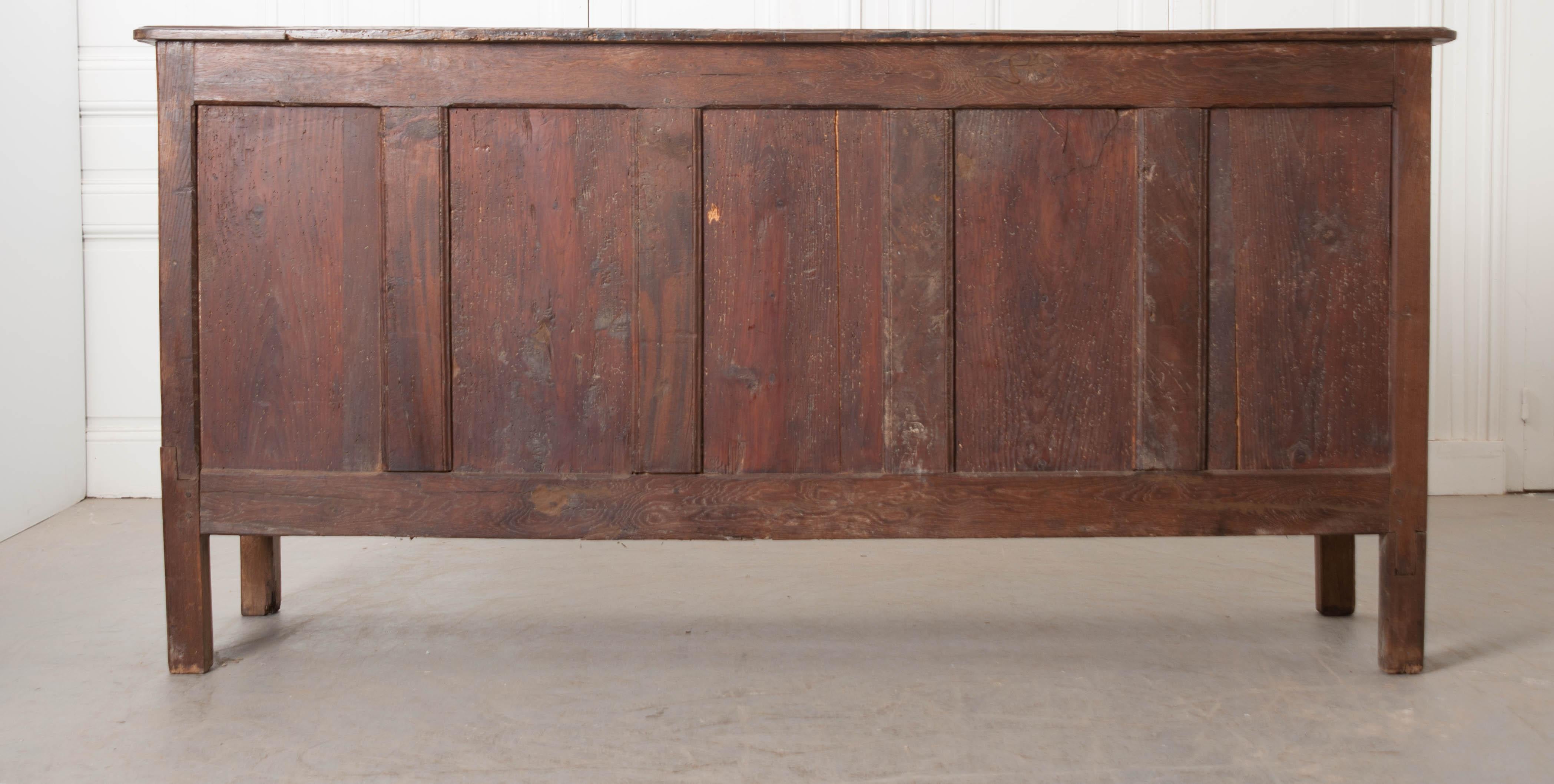French 18th Century Provincial Solid Walnut and Chestnut Enfilade 2