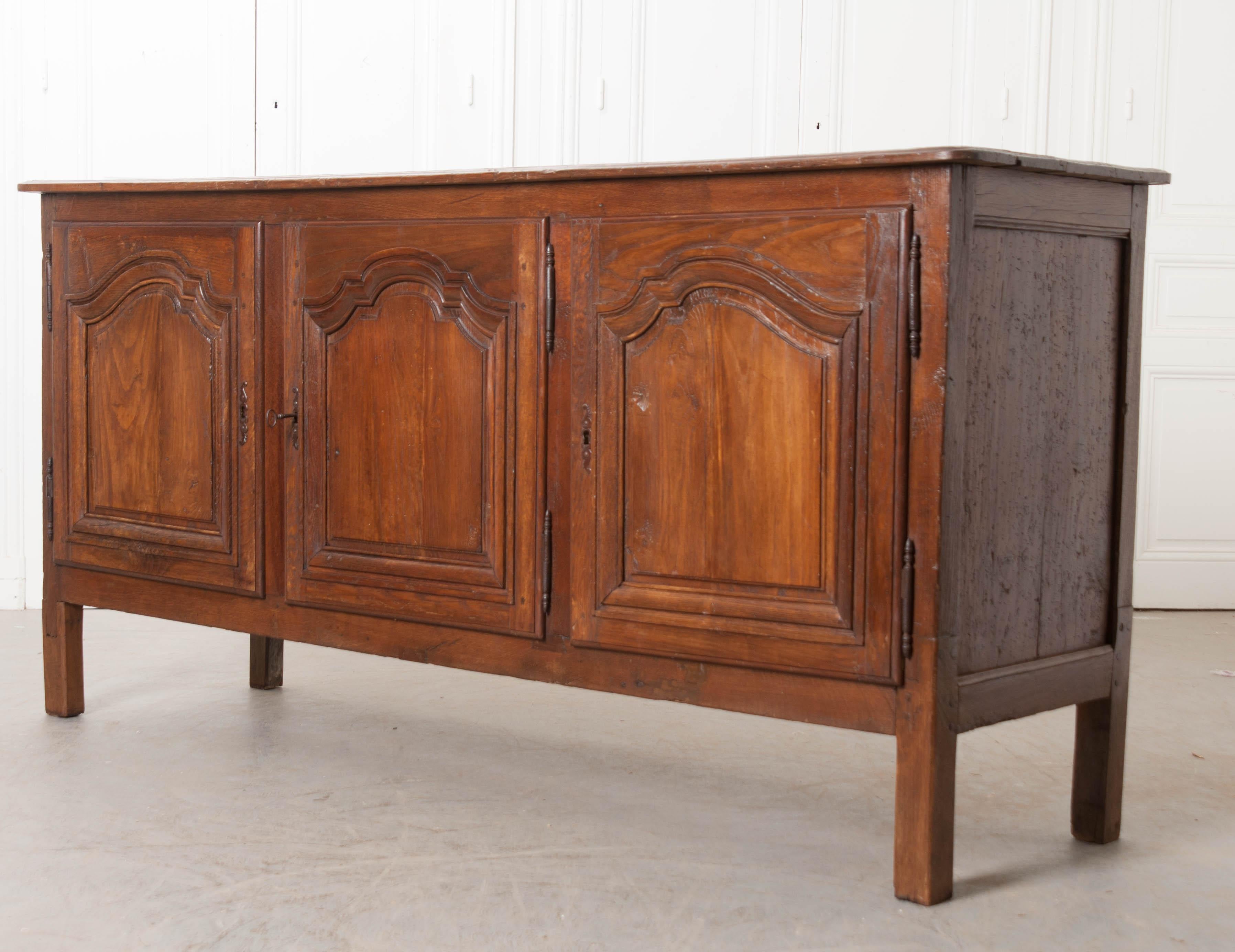 French 18th Century Provincial Solid Walnut and Chestnut Enfilade 4