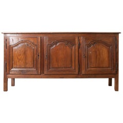 French 18th Century Provincial Solid Walnut and Chestnut Enfilade