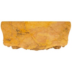 French 18th Century Régence Period Giltwood and Sienna Marble Console Circa 1720