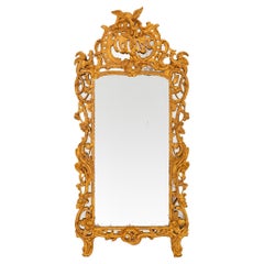 French 18th century Régence Period Giltwood mirror