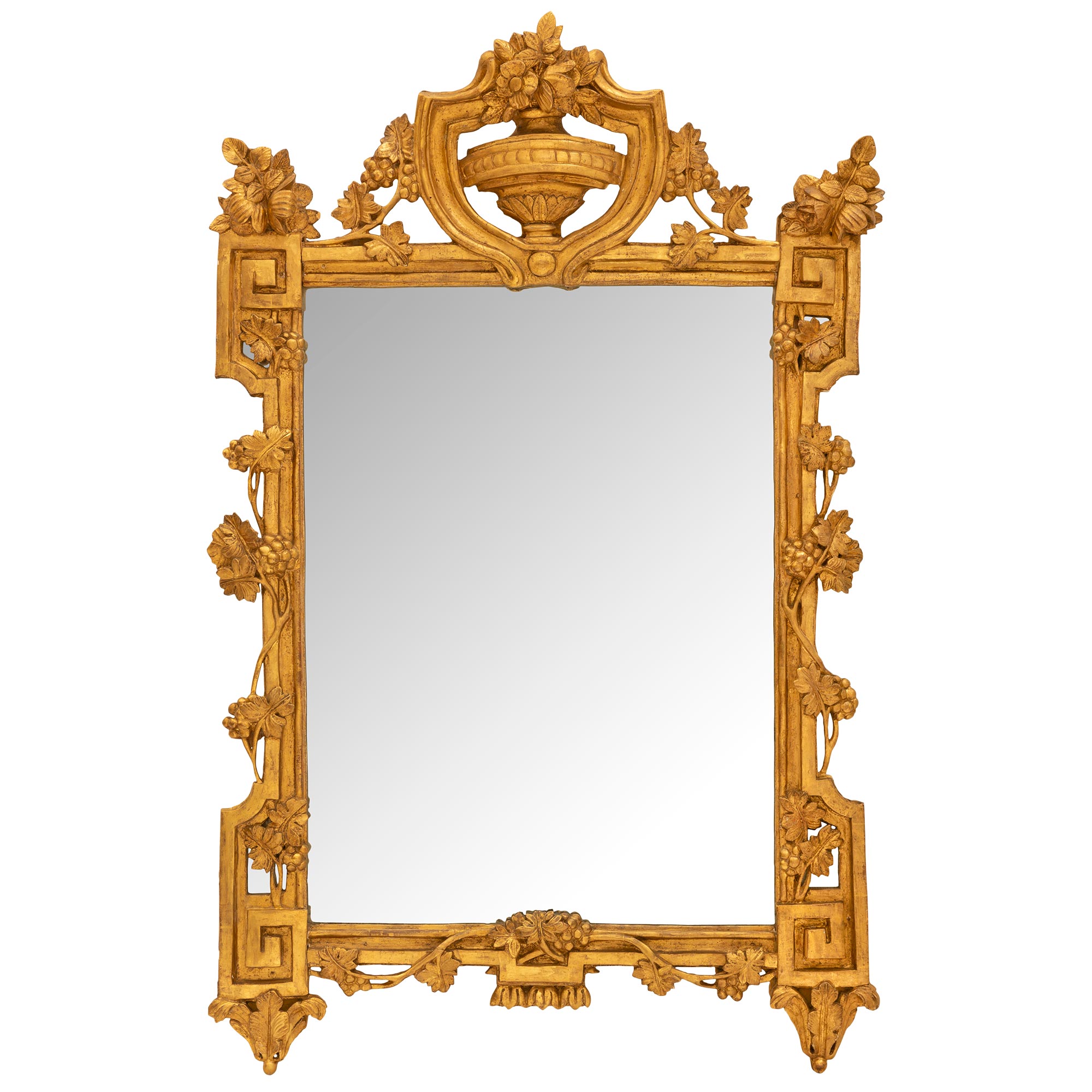 French 18th Century Régence Period Provançal Style Giltwood Mirror For Sale