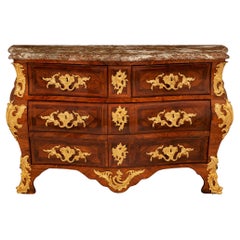 French 18th century Régence Period Walnut commode, signed Bernard Van Risenburgh