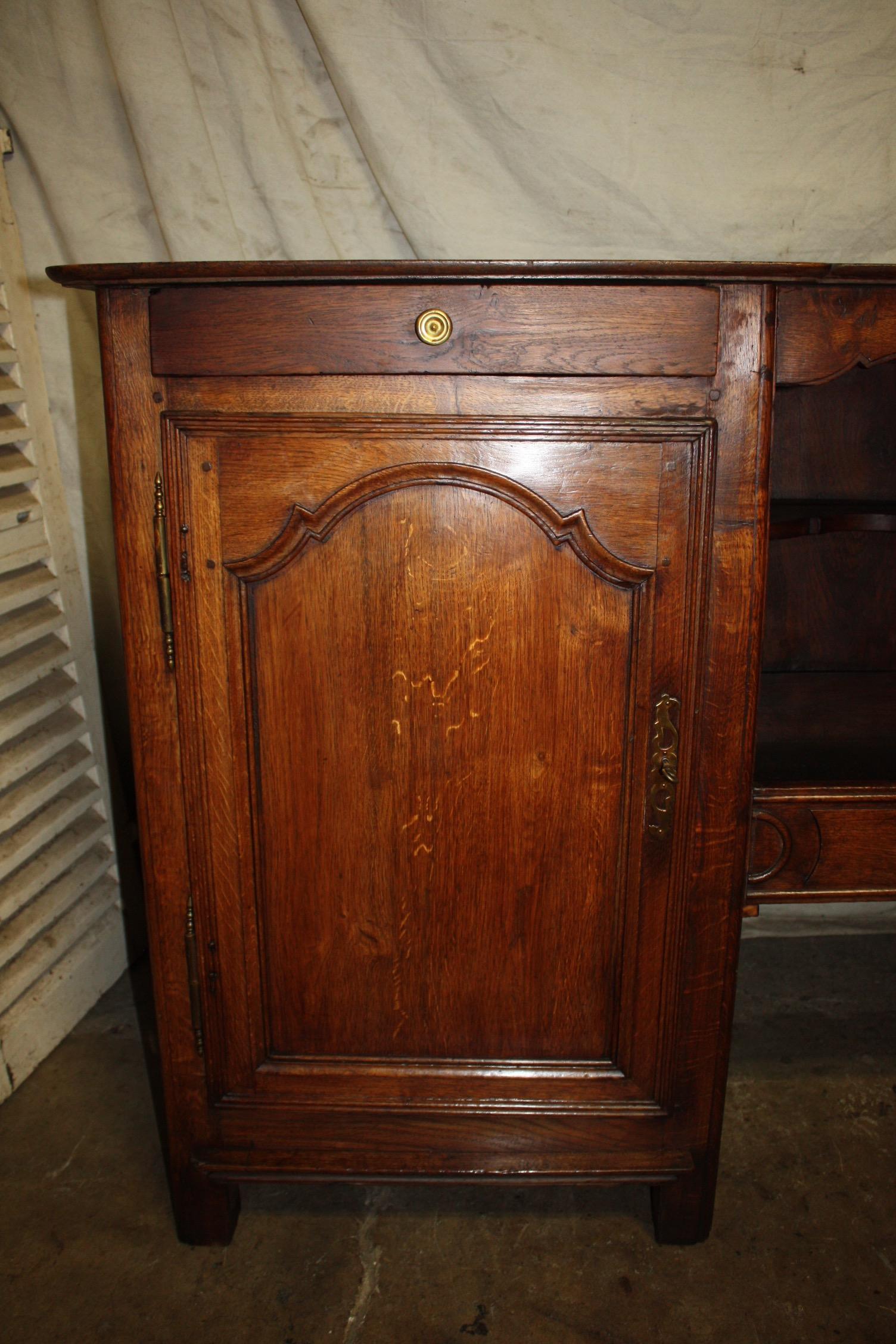 French 18th century rustic console enfilade, from 
