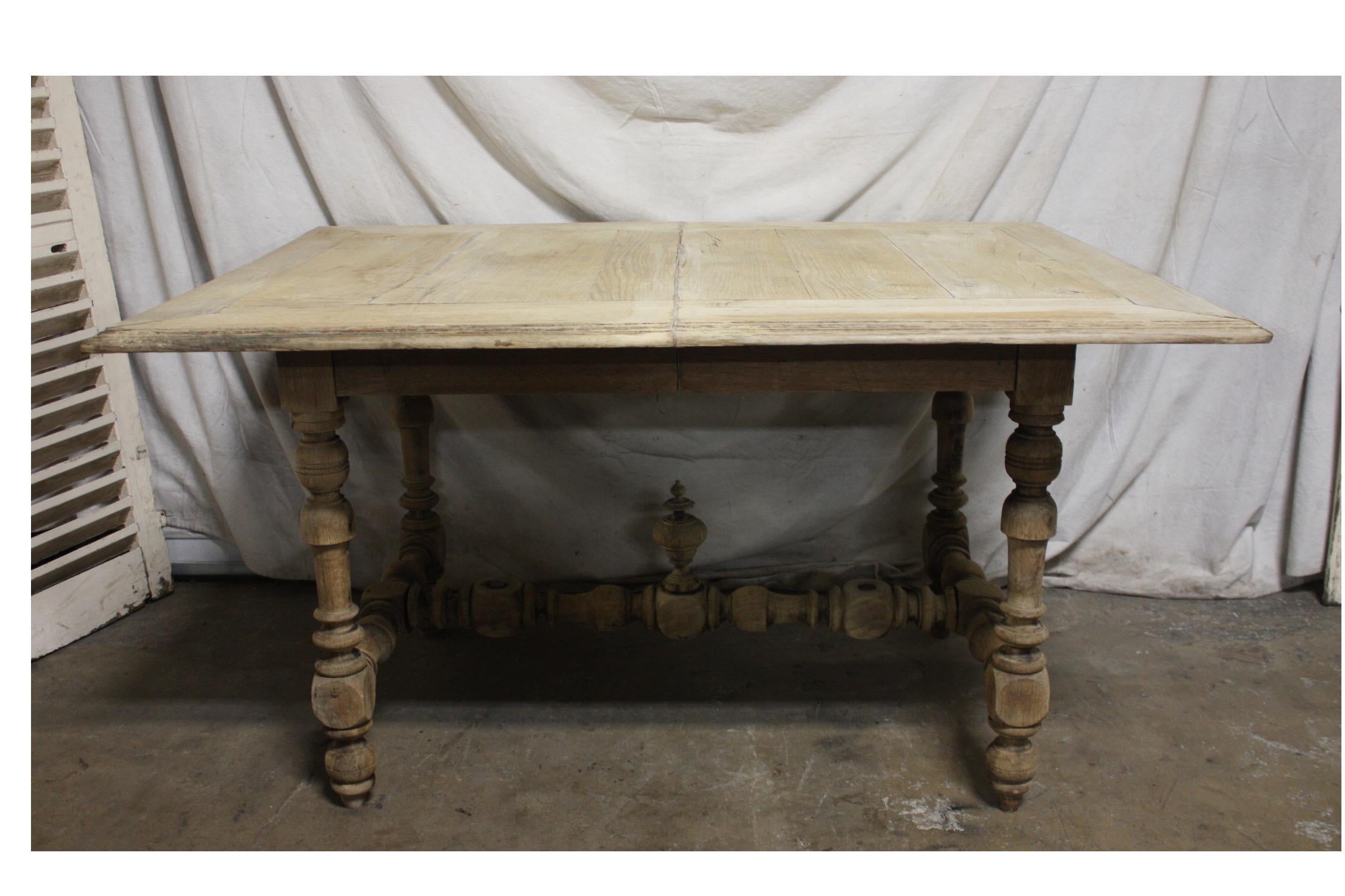 Bleached French 18th Century Rustic Table