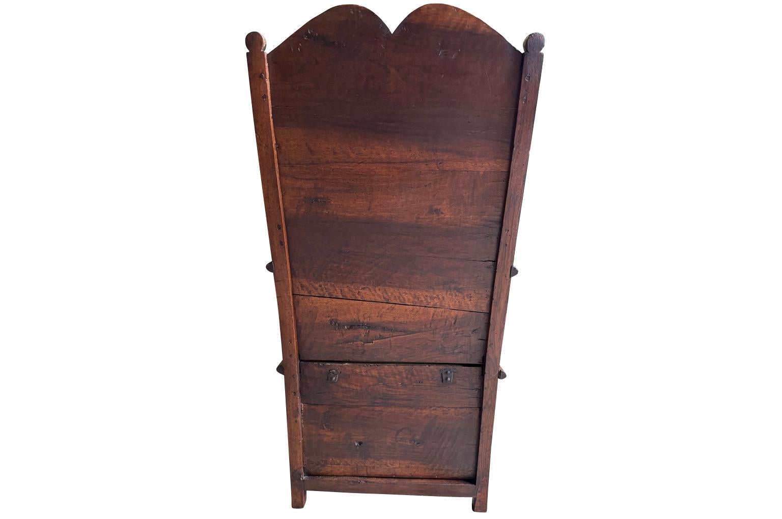 French 18th Century Sacristy Armchair For Sale 2
