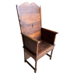 Sillón de sacristía francés del siglo XVIII