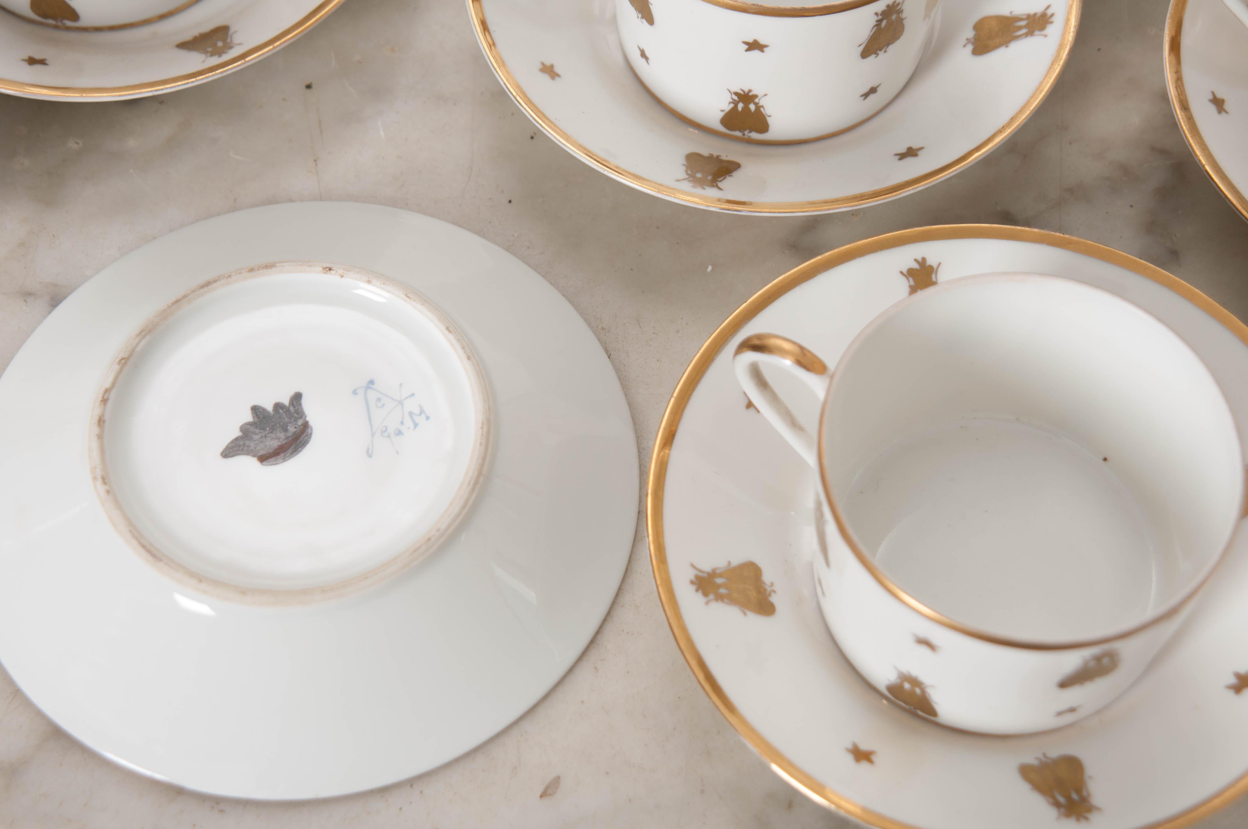 French 18th Century Sèvres Porcelain Hot Chocolate Set 6