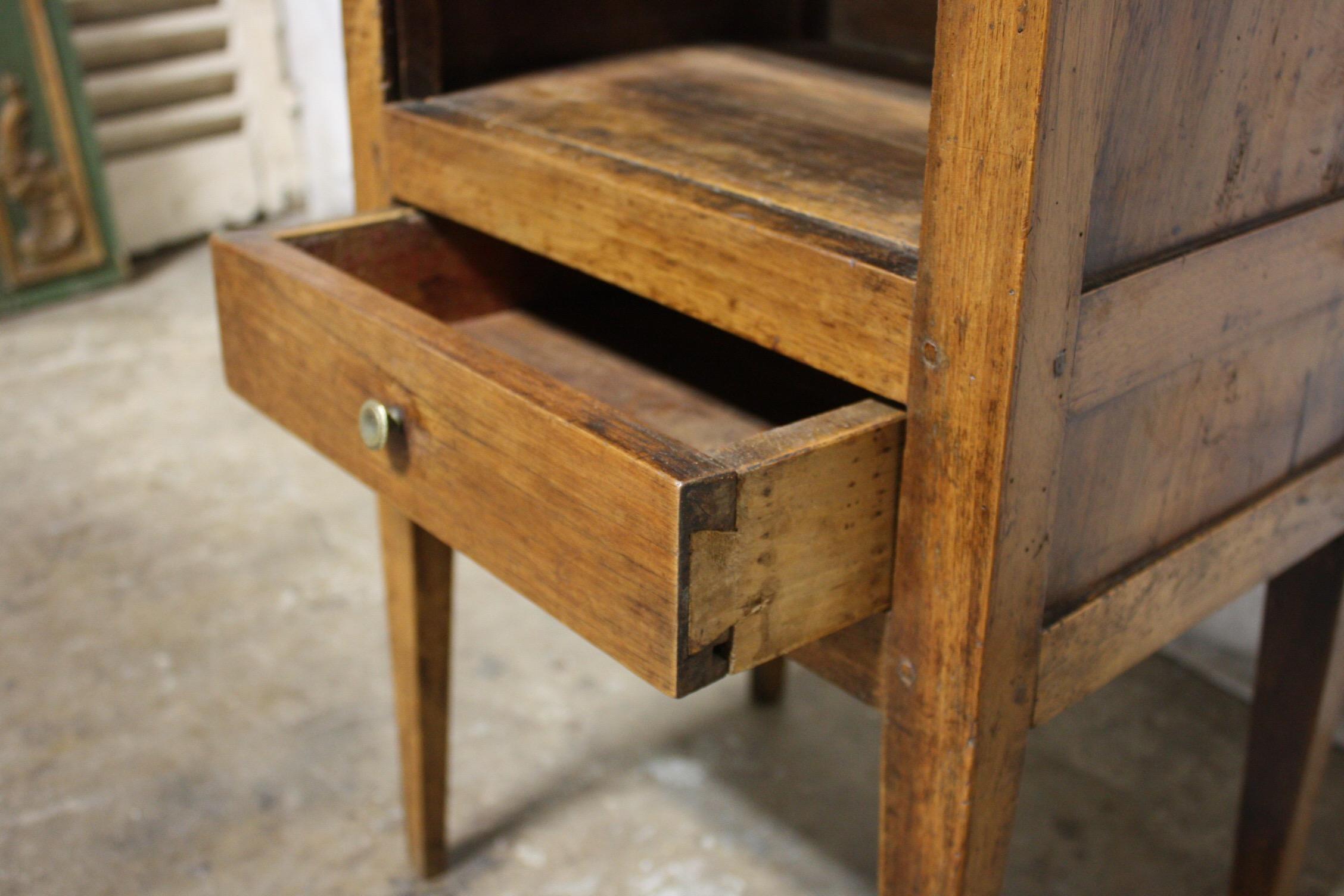 Walnut French 18th Century Side Table