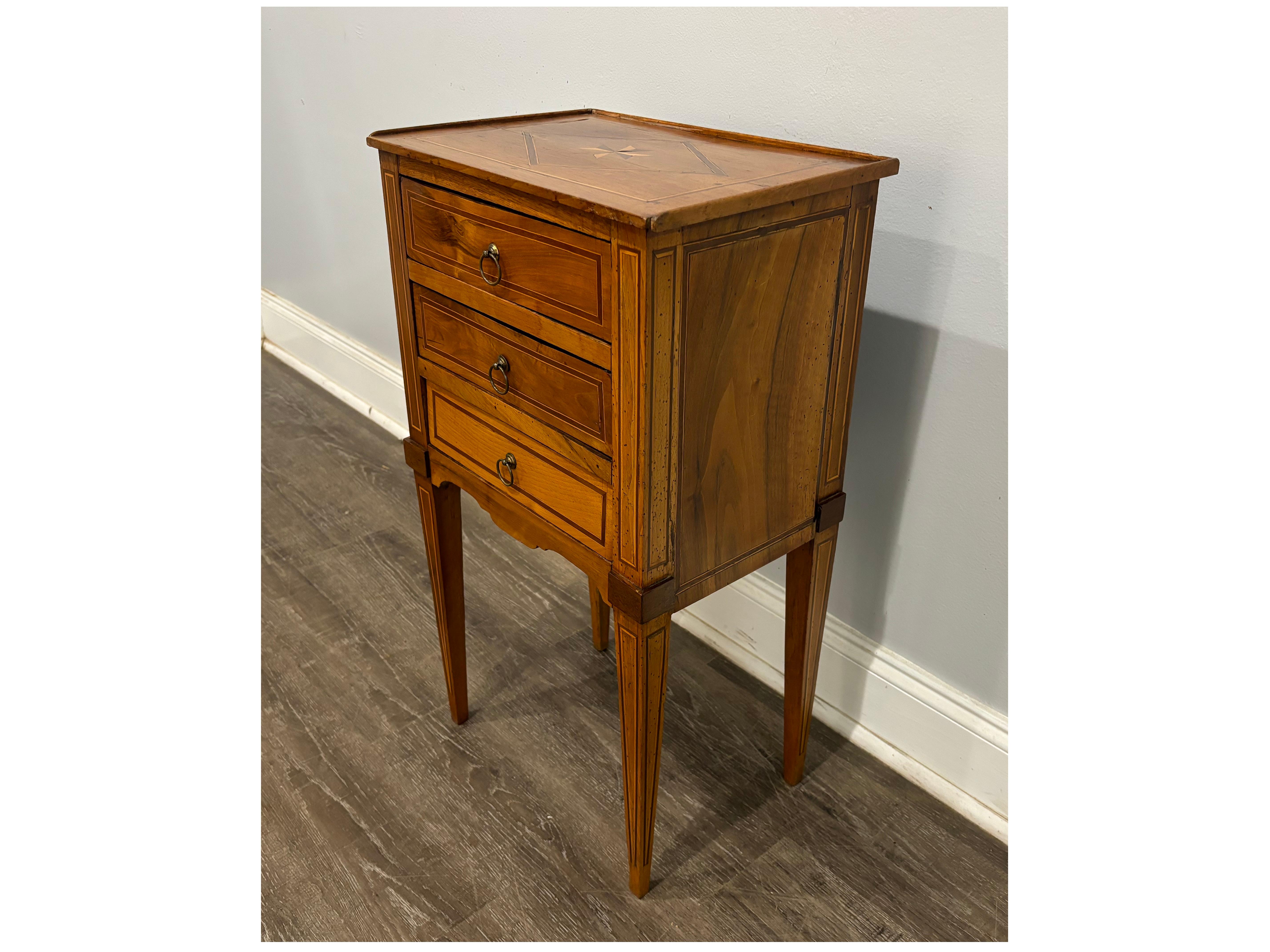 Walnut French 18th Century Side table