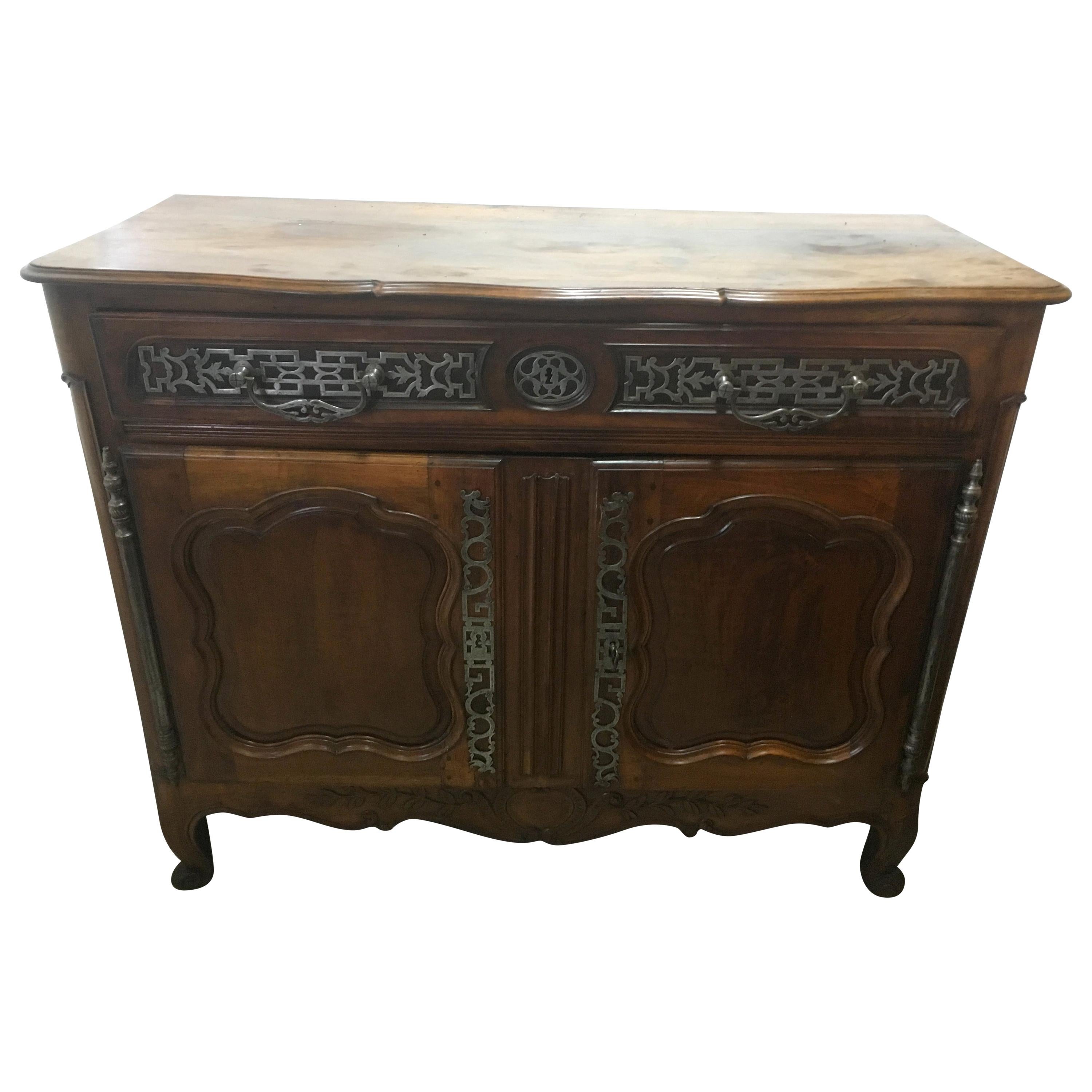 French 18th Century Sideboard in Walnut