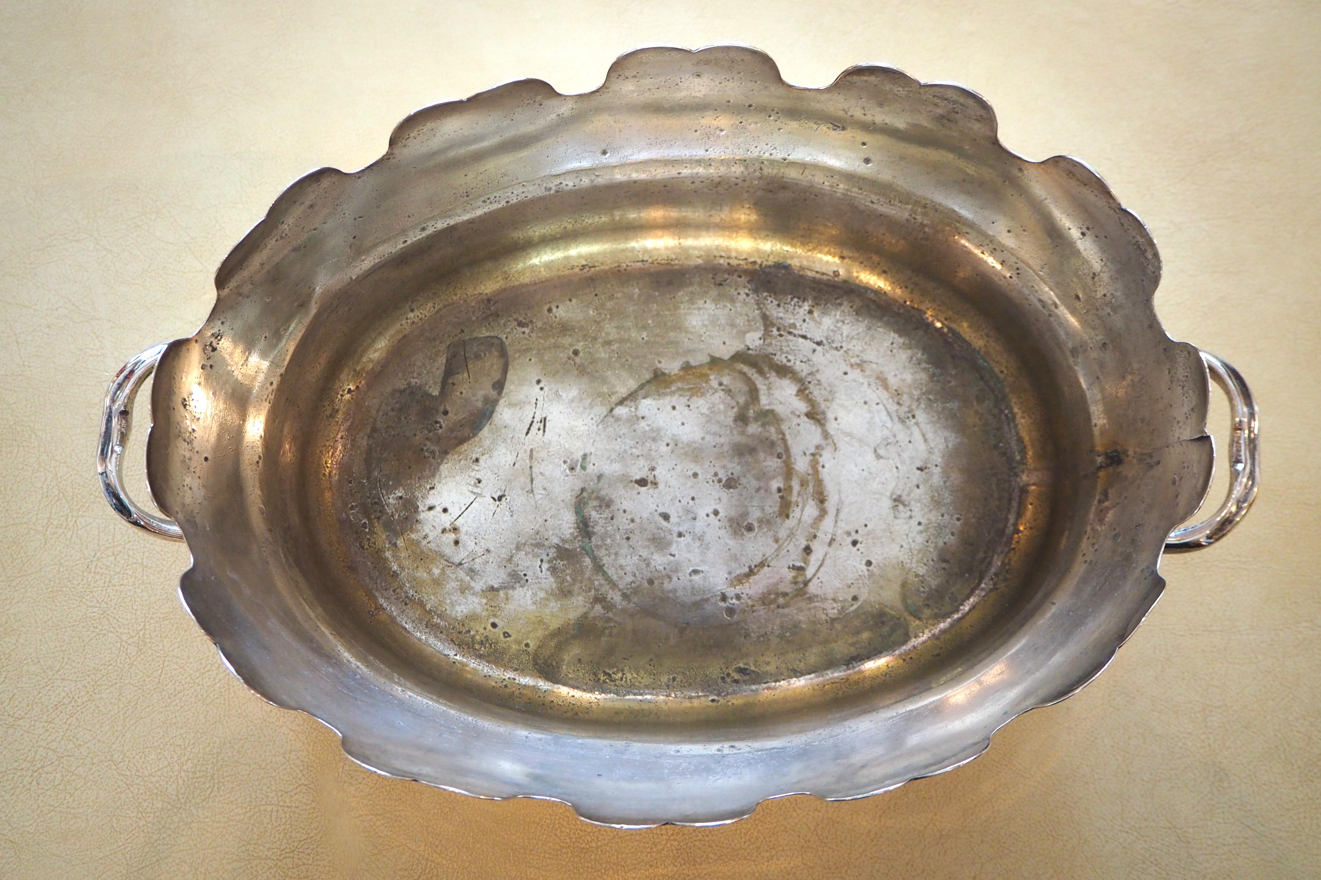 French 18th Century Silver “Rafraîchissoir” or “Verrière”, circa 1750-1760 For Sale 6