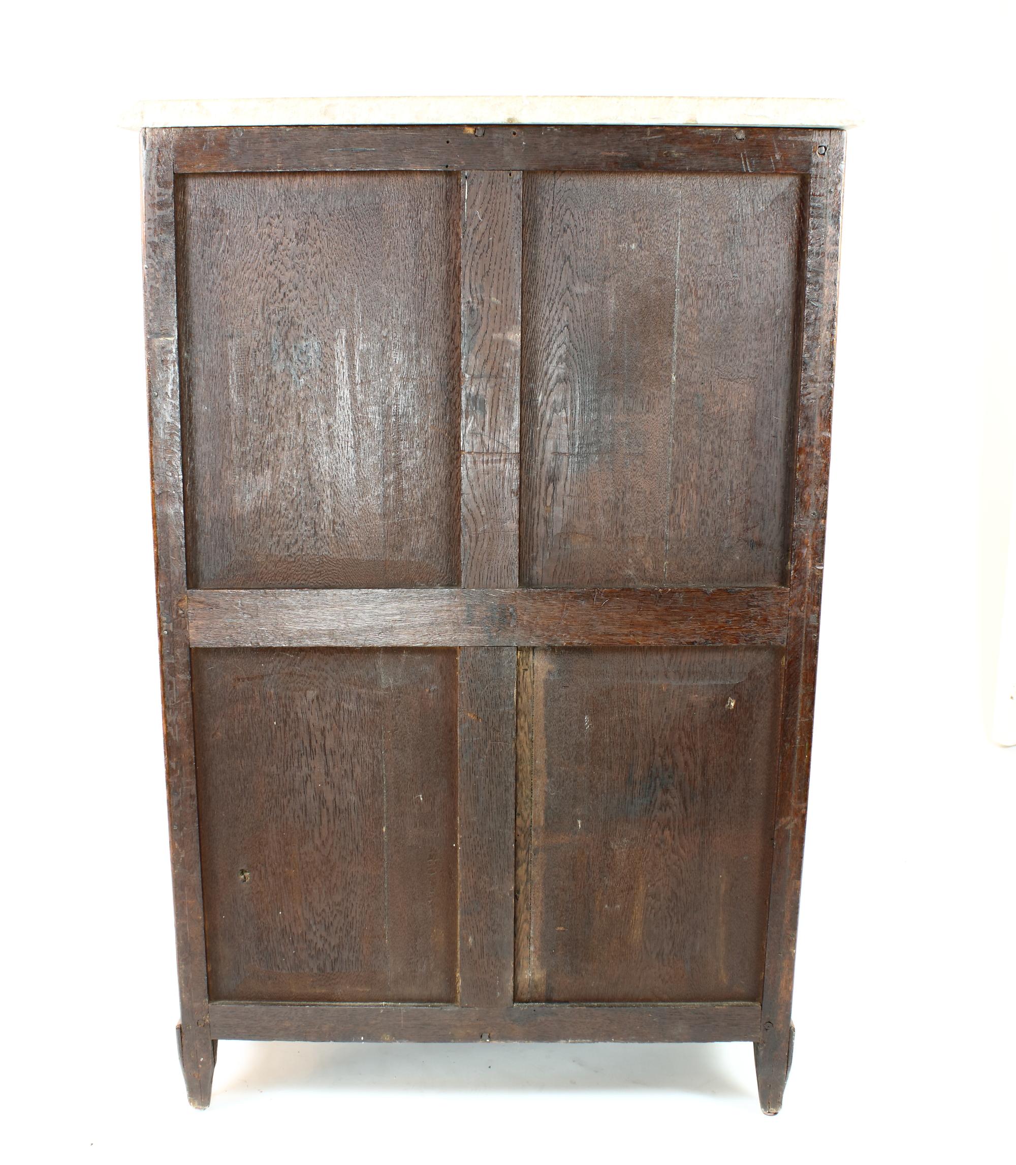 French 18th Century Small Louis XV Transition Marquetry Armoire or Wardrobe 4