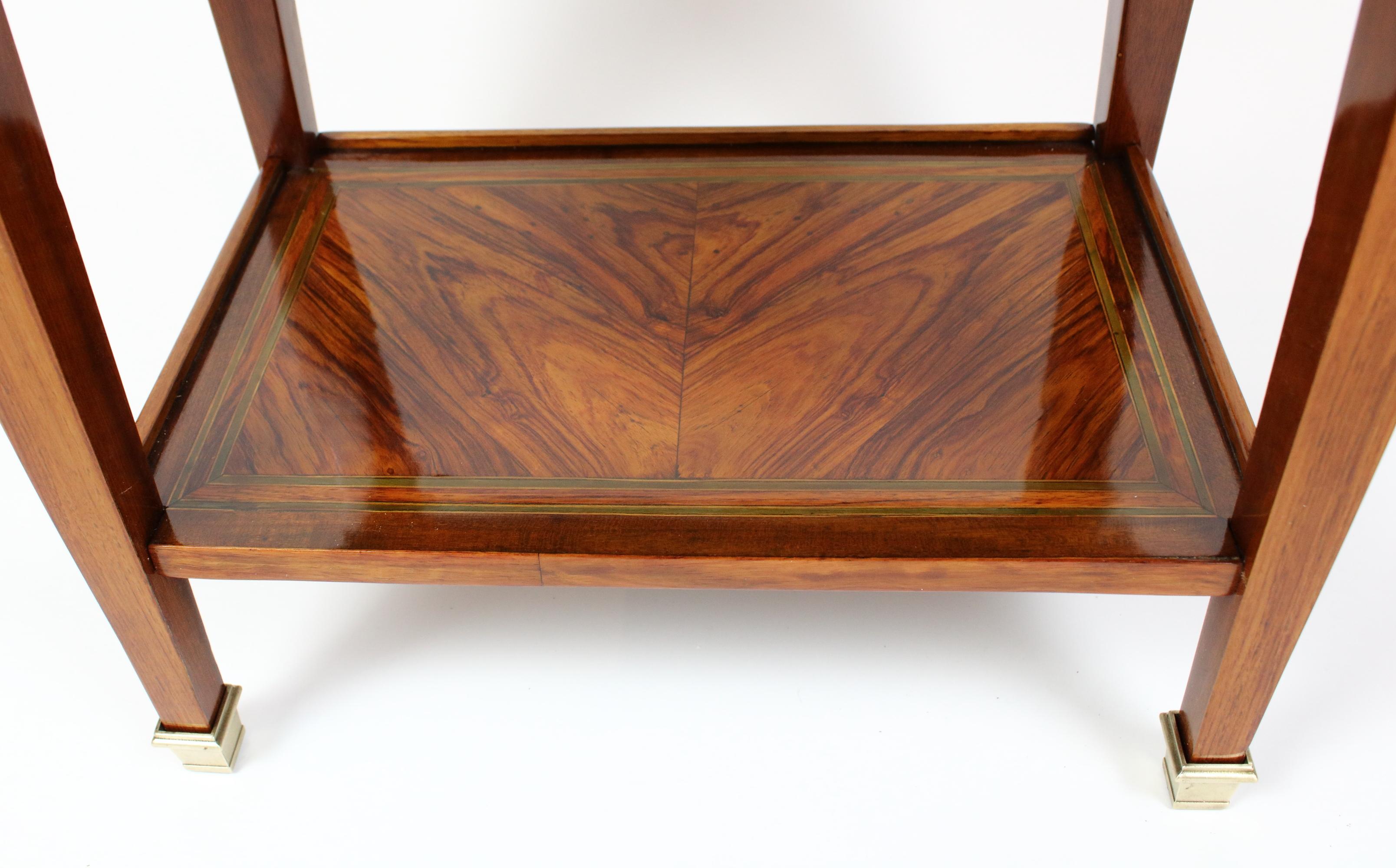 French 18th Century Small Marquetry Louis XVI Side Table or Writing Table 8