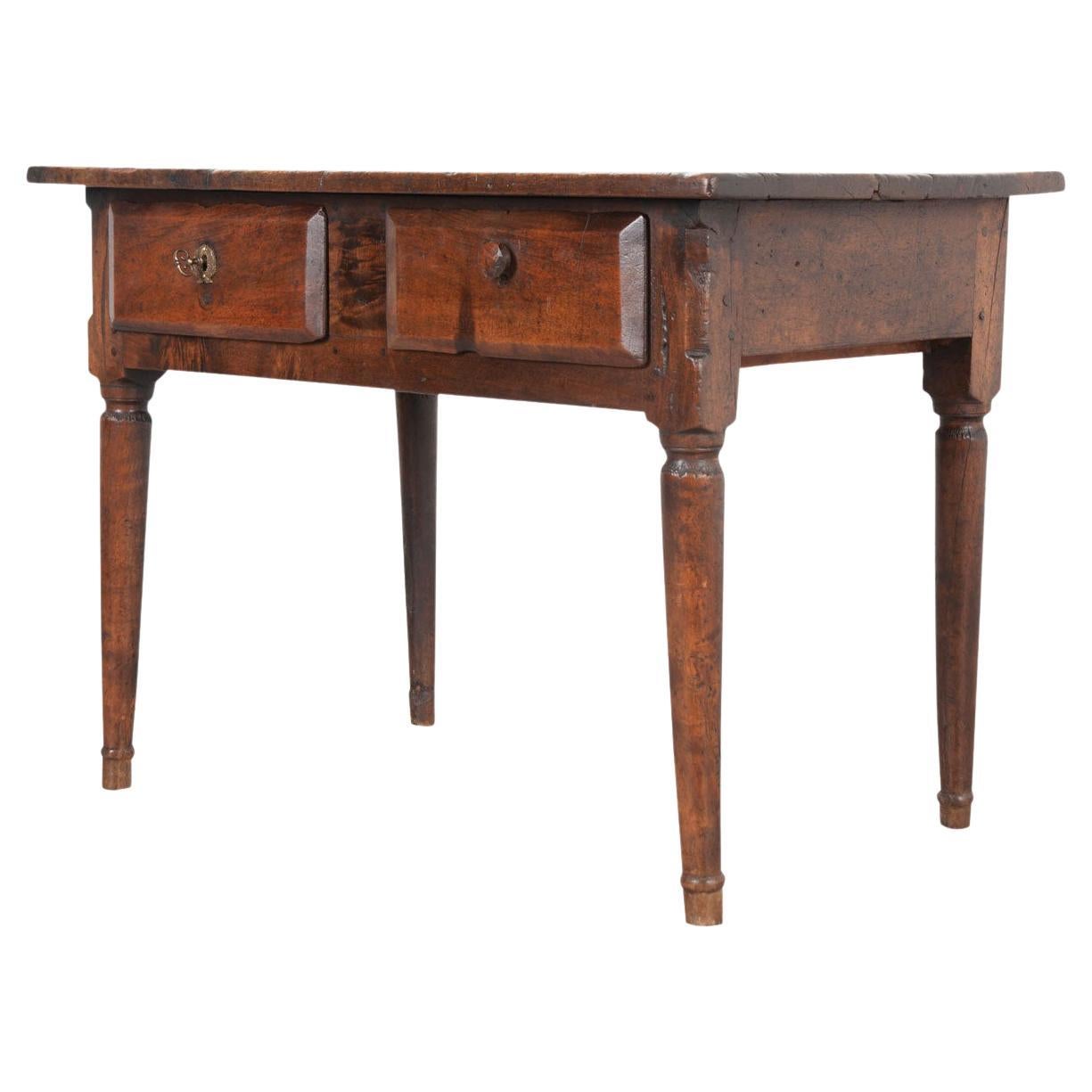 French 18th Century Solid Oak Table