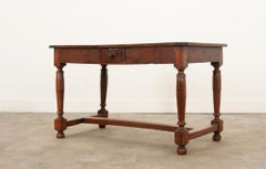 French 18th Century Solid Oak Writing Table