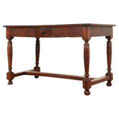 French 18th Century Solid Oak Writing Table