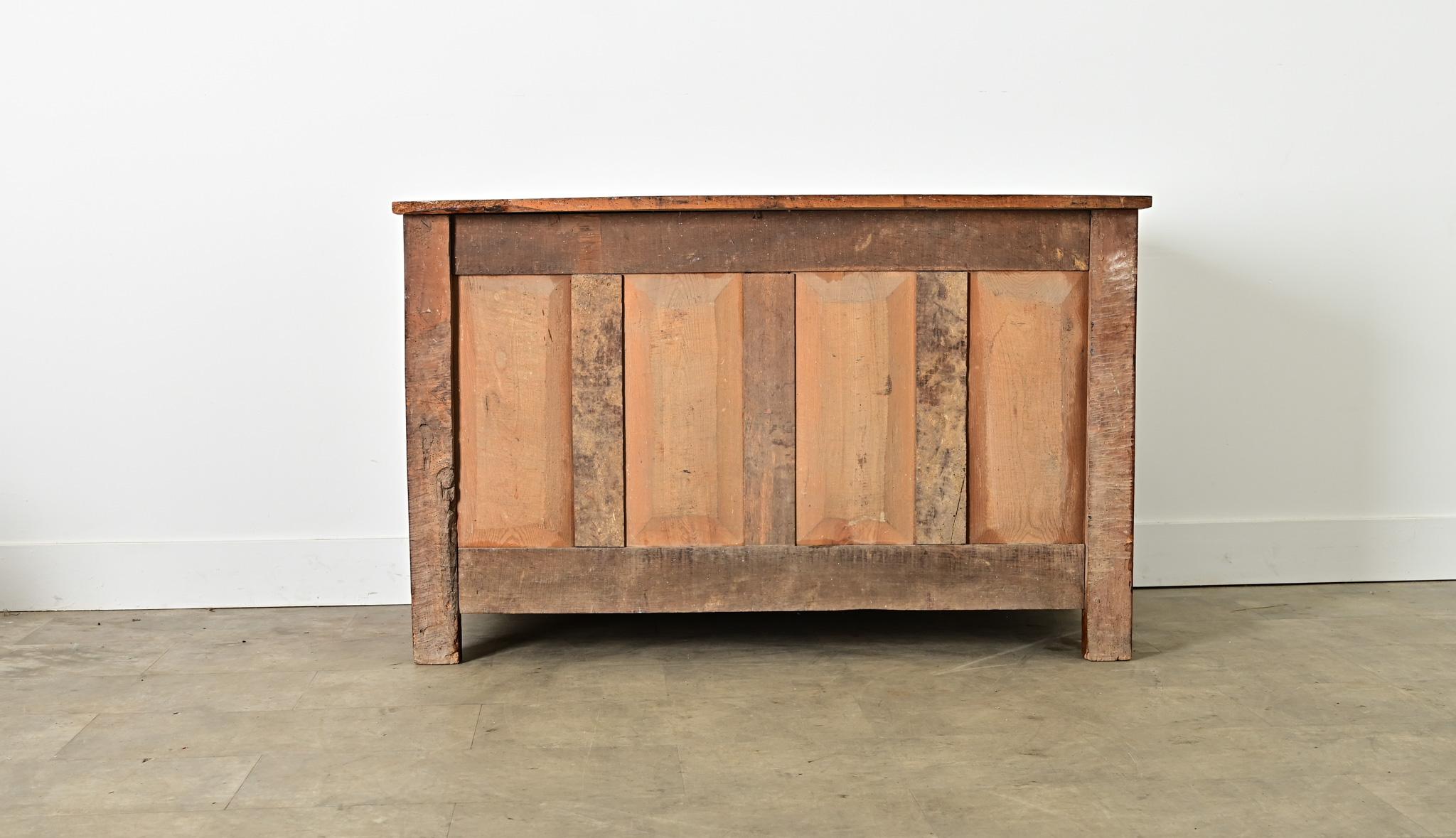 French 18th Century Solid Walnut Commode For Sale 10