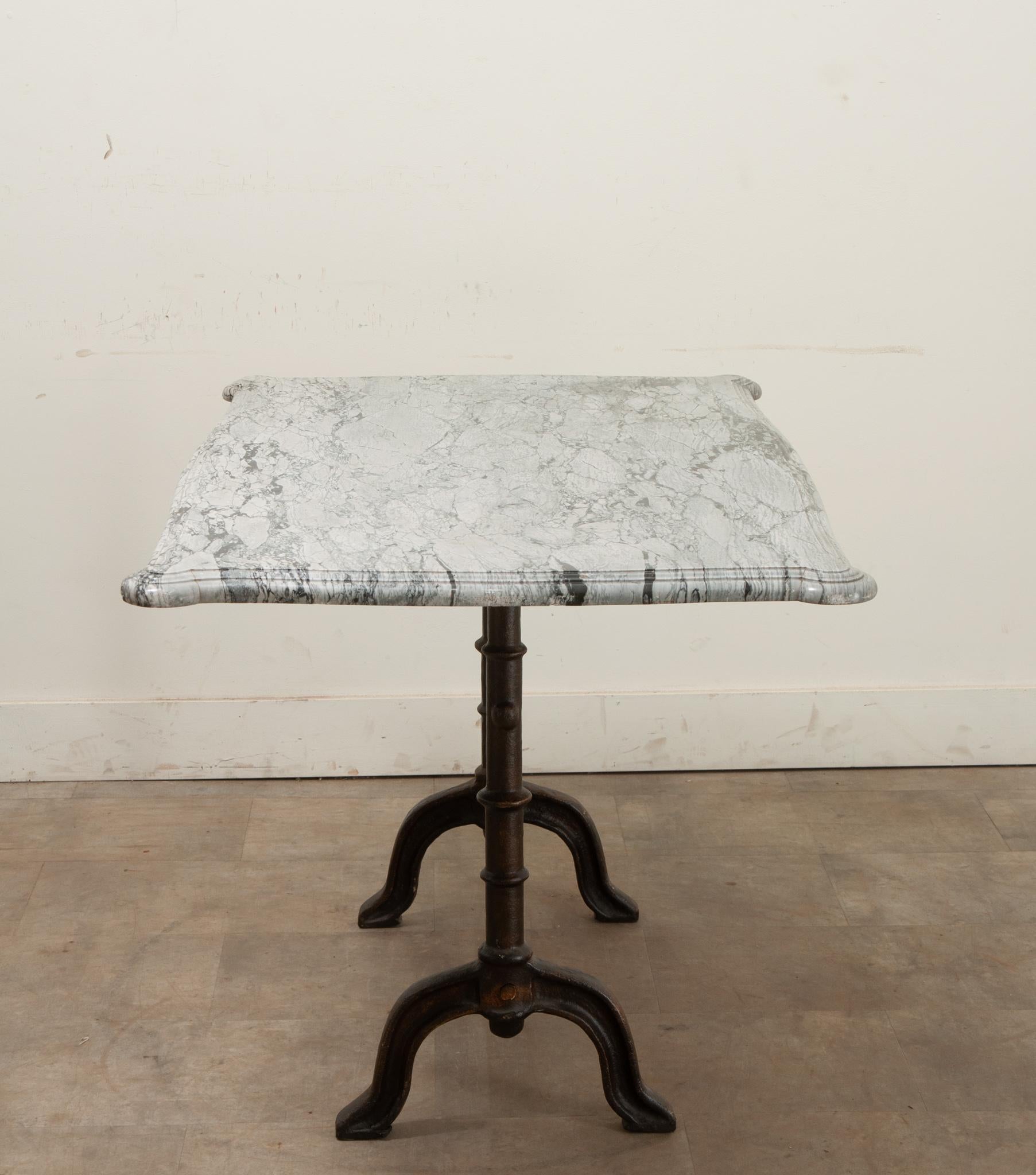 French 18th Century Stone & Iron Dining Table For Sale 4