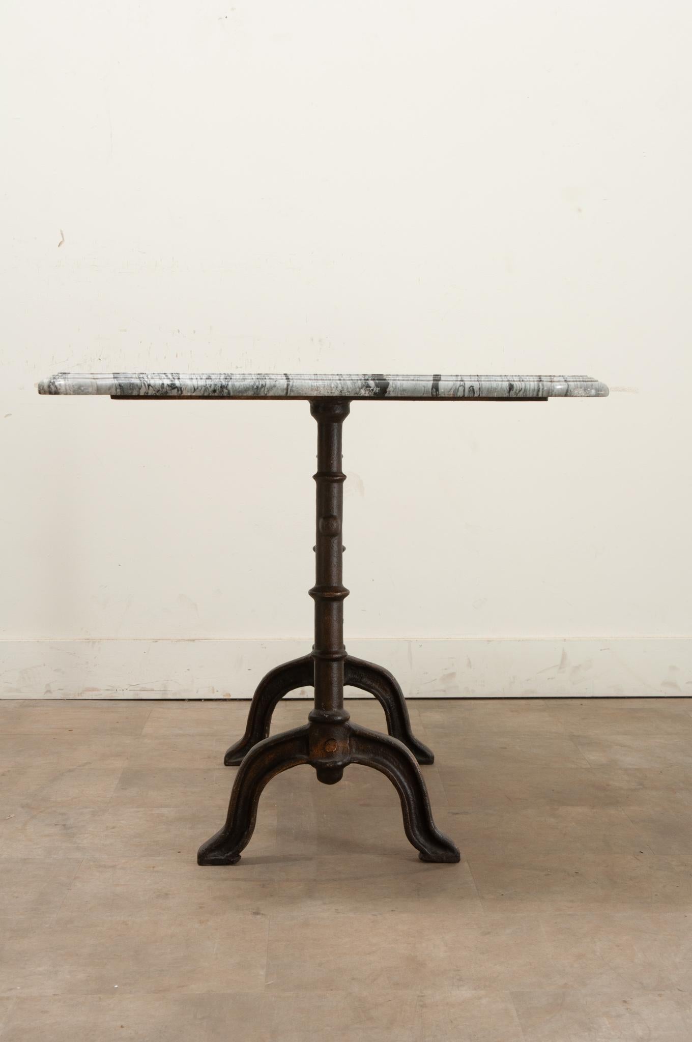 French 18th Century Stone & Iron Dining Table For Sale 5