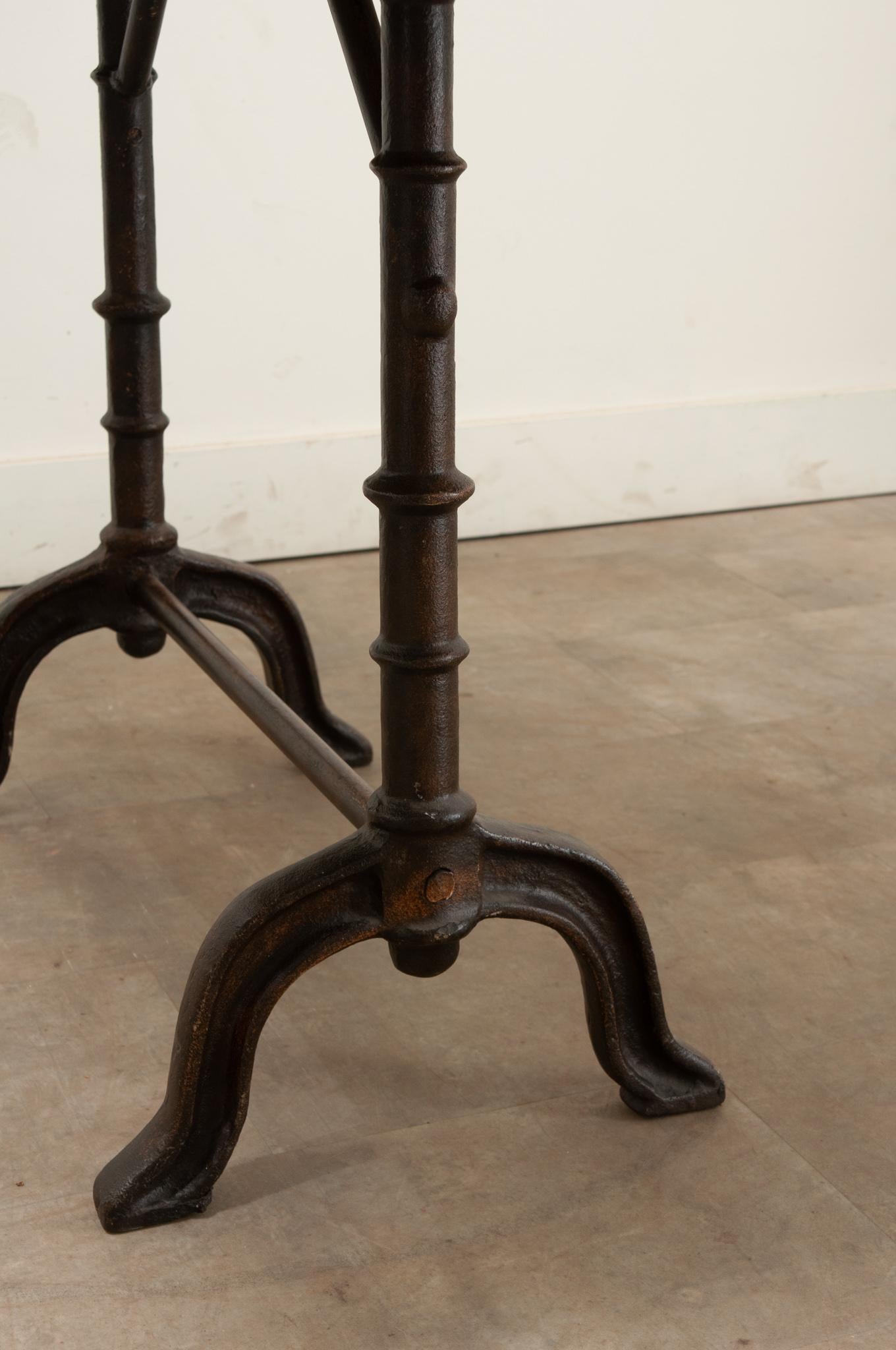 French 18th Century Stone & Iron Dining Table For Sale 7