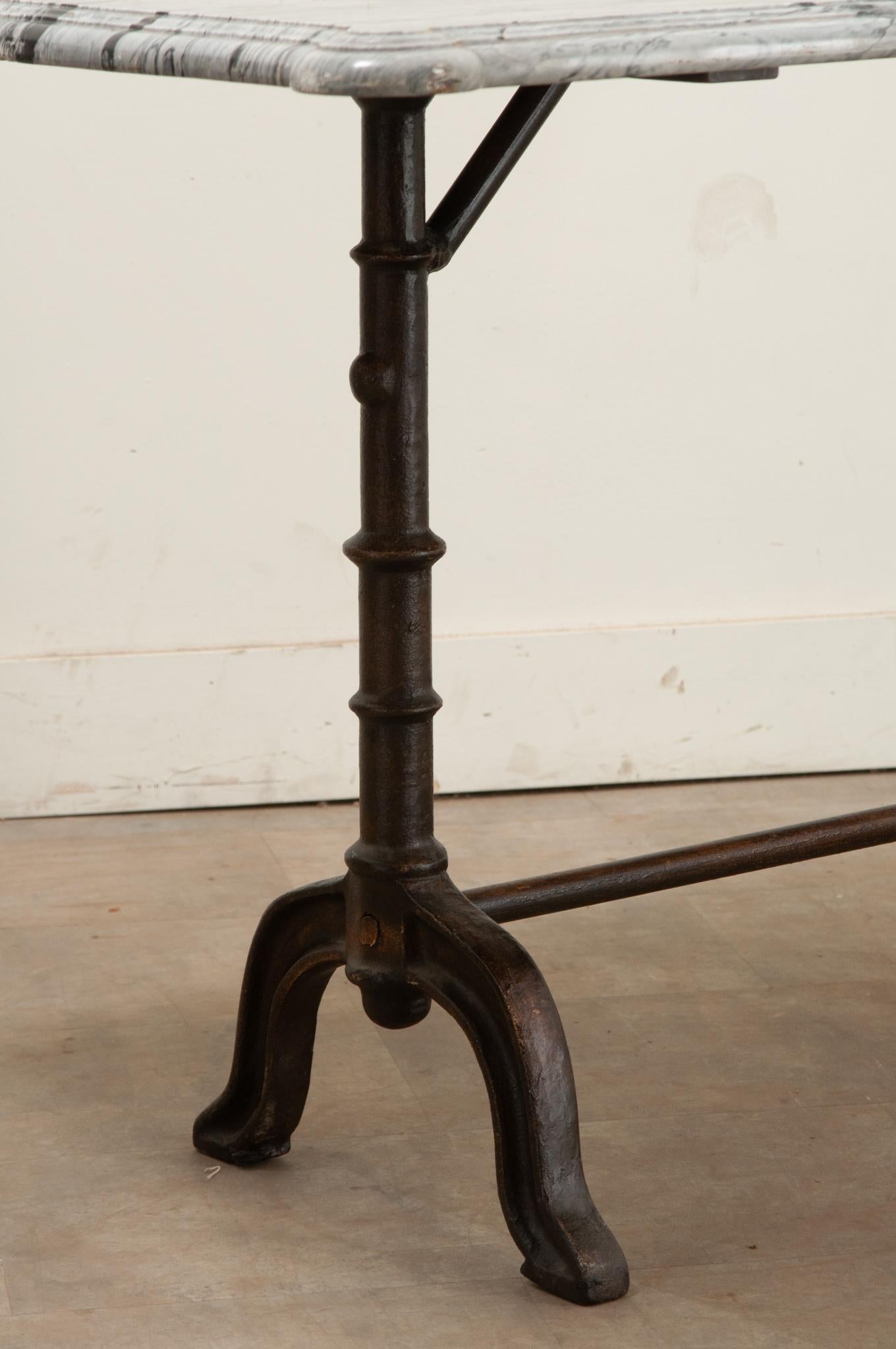 French 18th Century Stone & Iron Dining Table For Sale 3
