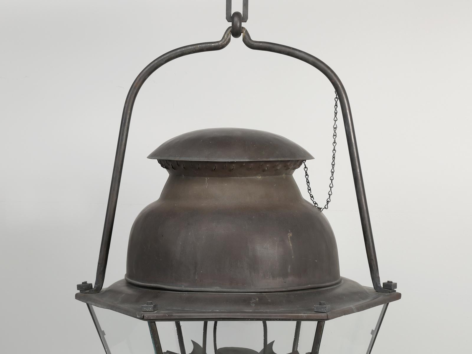 Contemporary French 18th Century Style Copper Lanterns from the Original French Blueprints