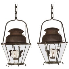 French 18th Century Style Copper Lanterns from the Original French Blueprints