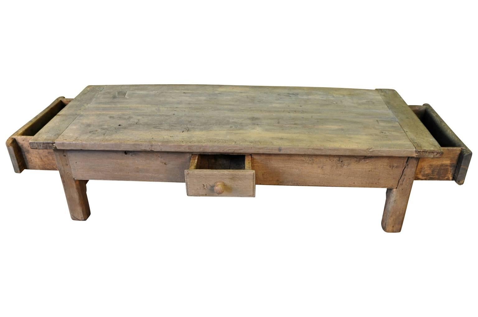 French 18th Century Table Base, Coffee Table In Excellent Condition In Atlanta, GA