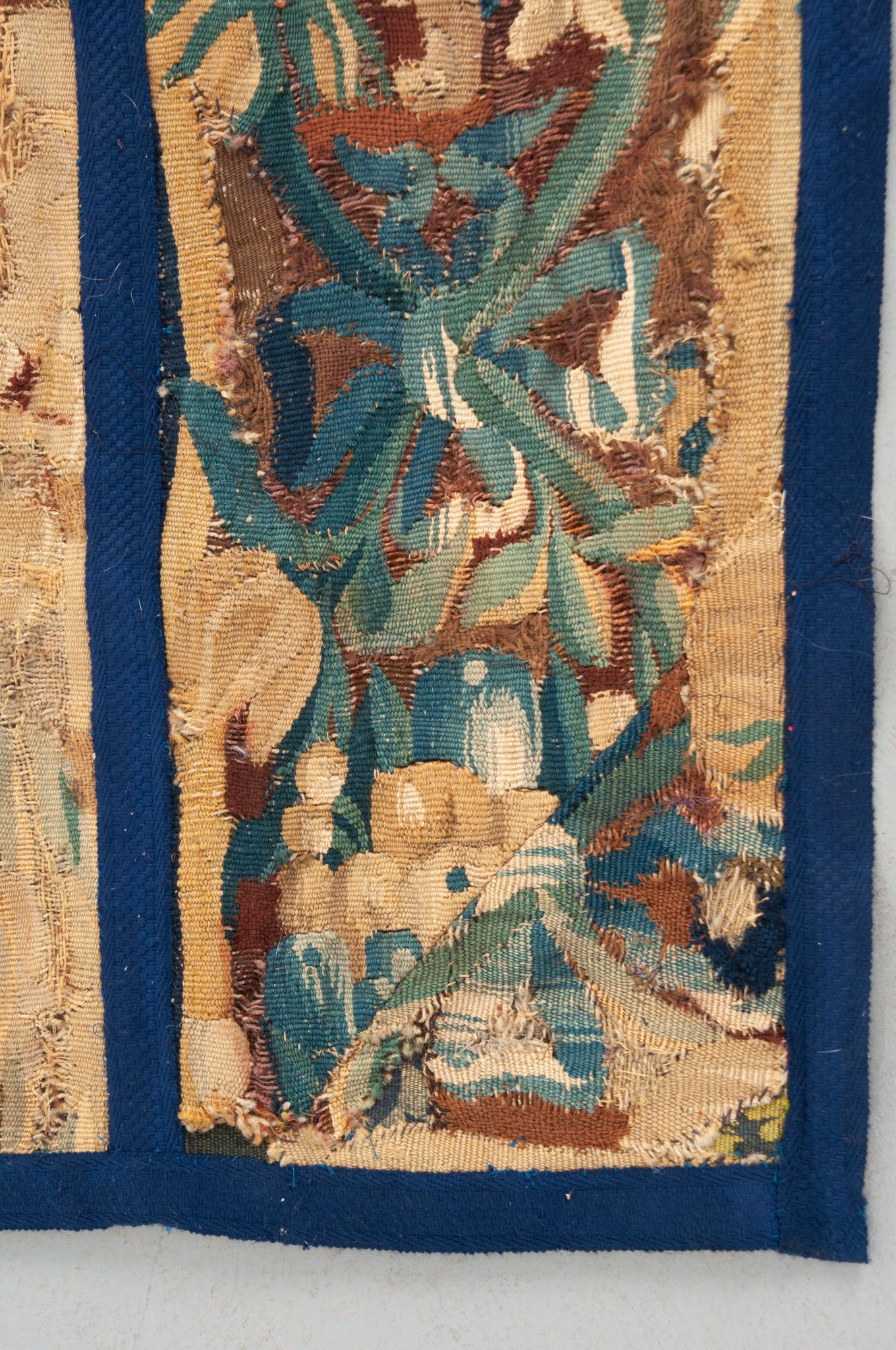 French 18th Century Tapestry Fragment For Sale 5