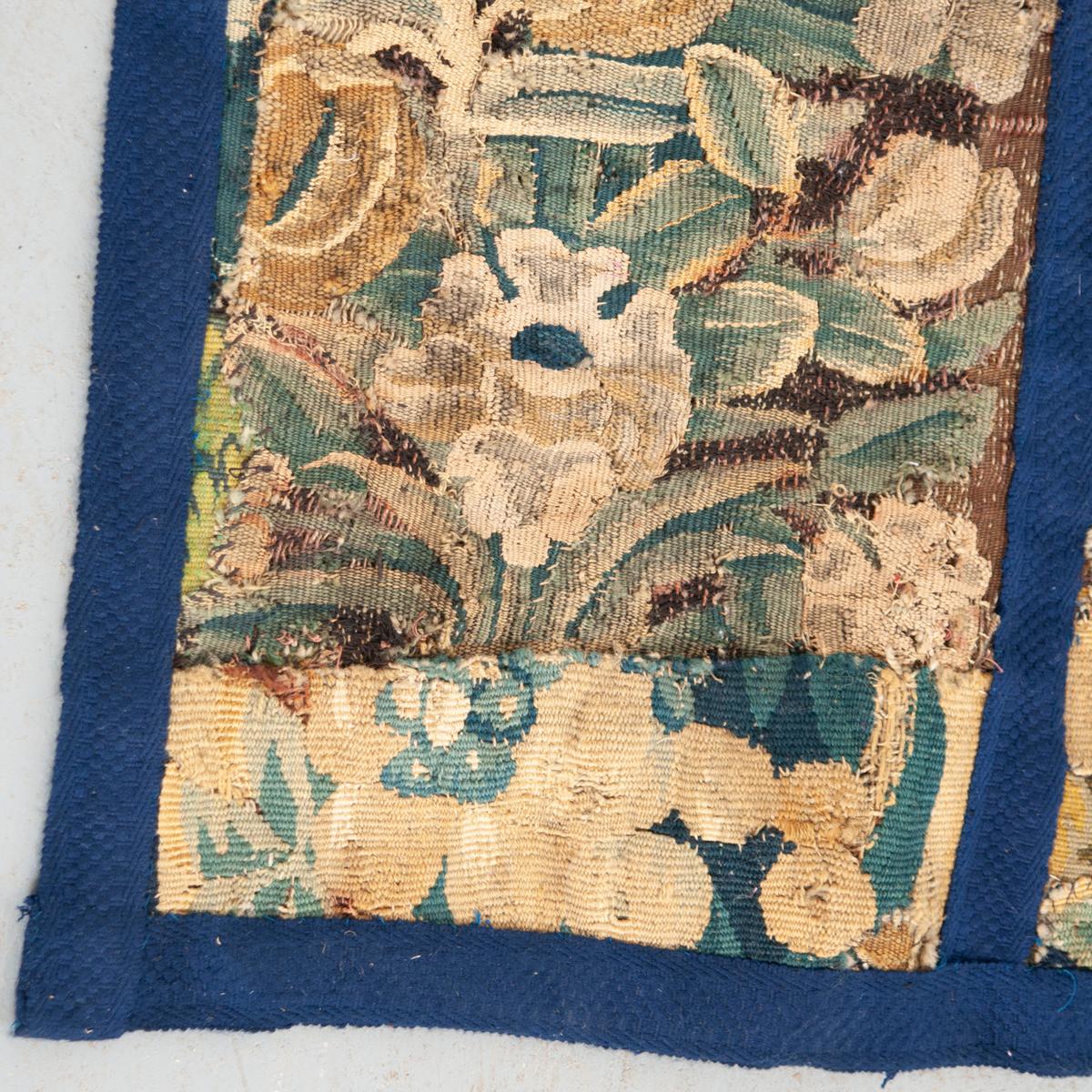 French 18th Century Tapestry Fragment In Good Condition For Sale In Baton Rouge, LA