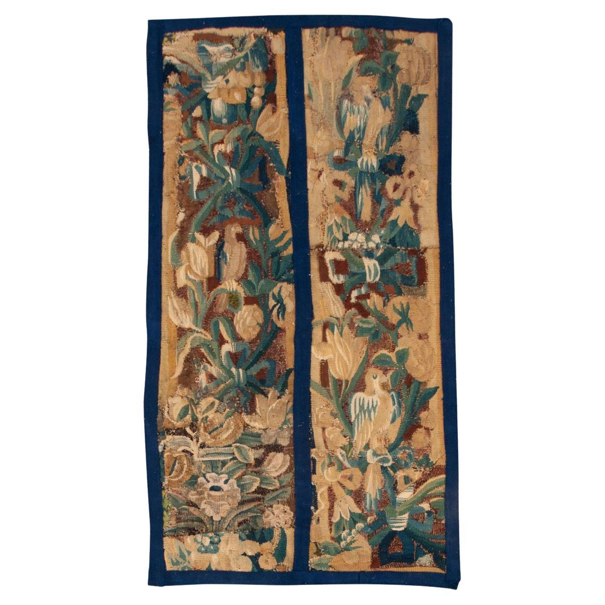 French 18th Century Tapestry Fragment For Sale